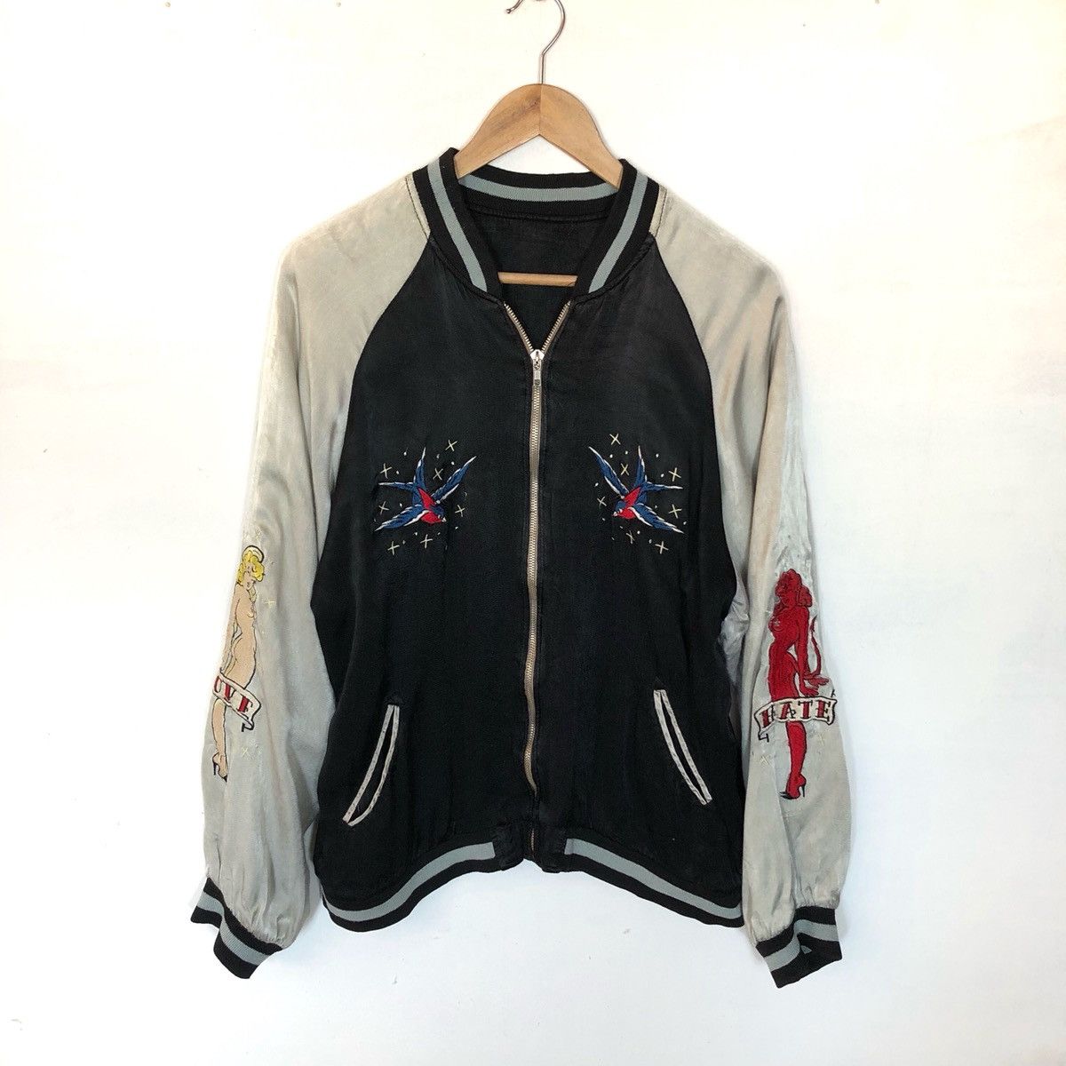 Other Sukajan Japan Reversible Embroidery Rayon Jacket Size US M / EU 48-50 / 2 - 4 Thumbnail