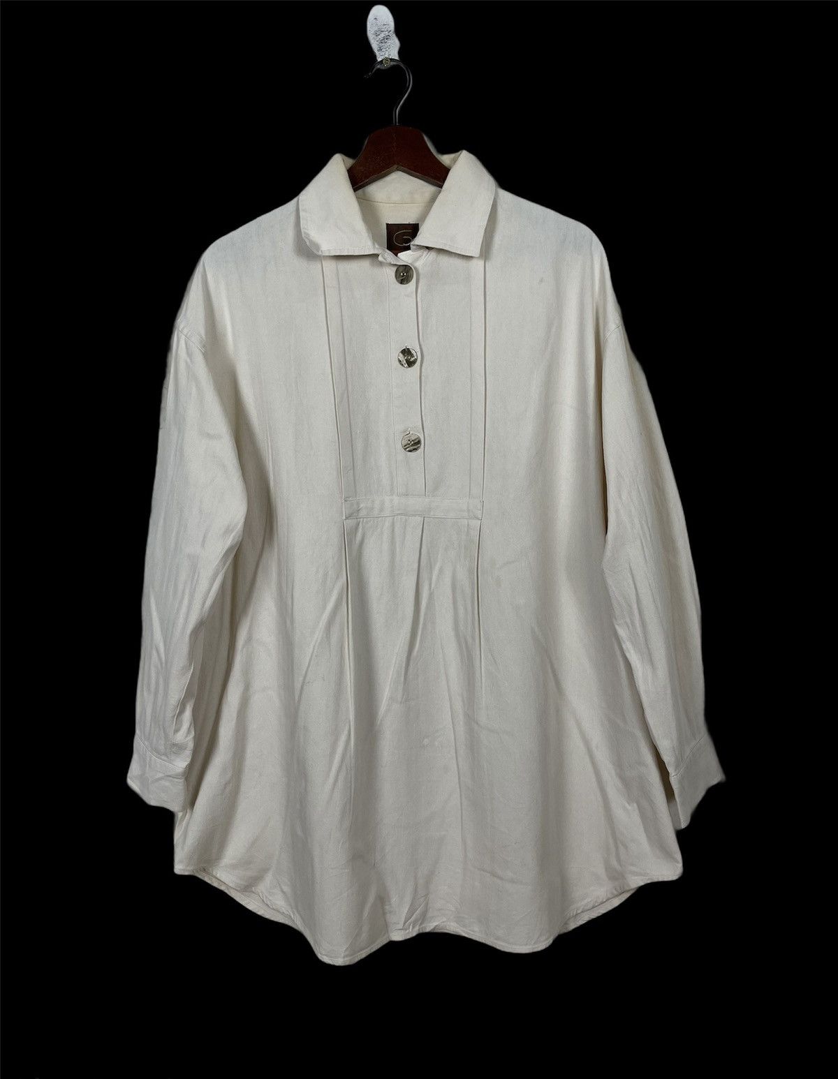 Romeo Gigli Vintage 90’s Romeo GIGLI Shirt Minimalist Size M / US 6-8 / IT 42-44 - 1 Thumbnail