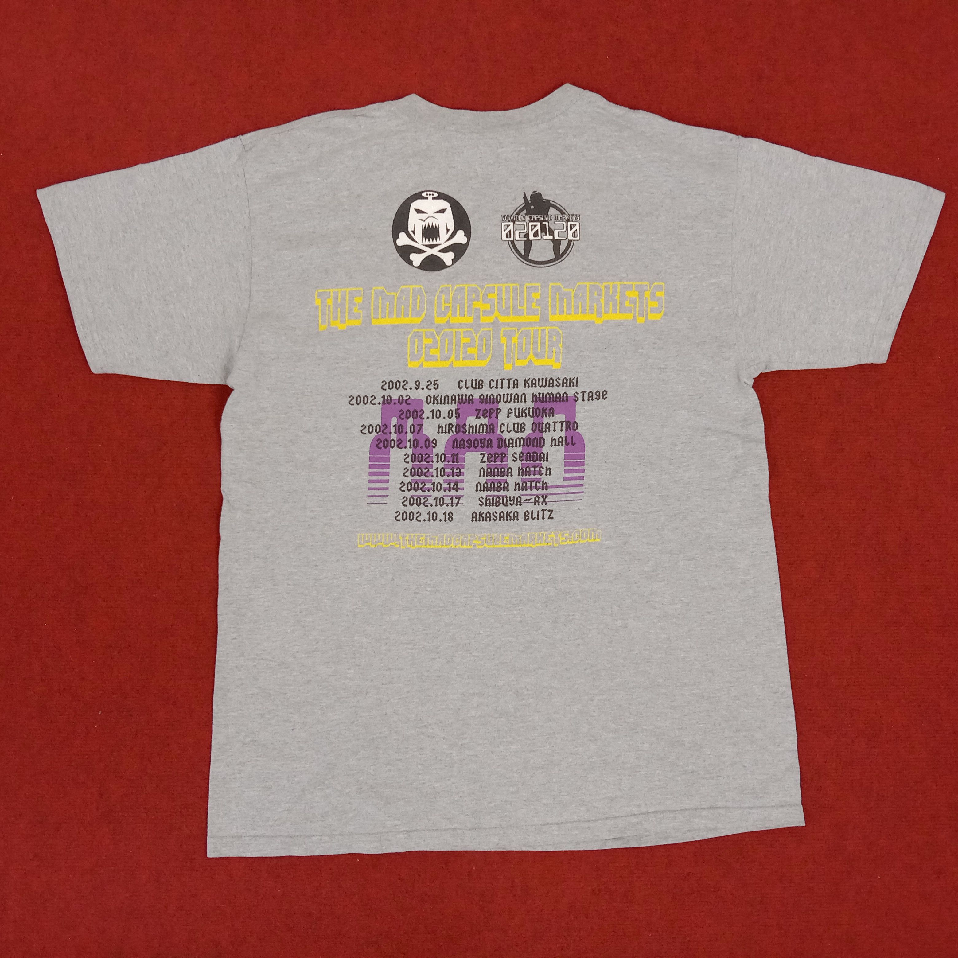 The Mad Capsule Markets Japanese Band Tour Vintage Tshirt