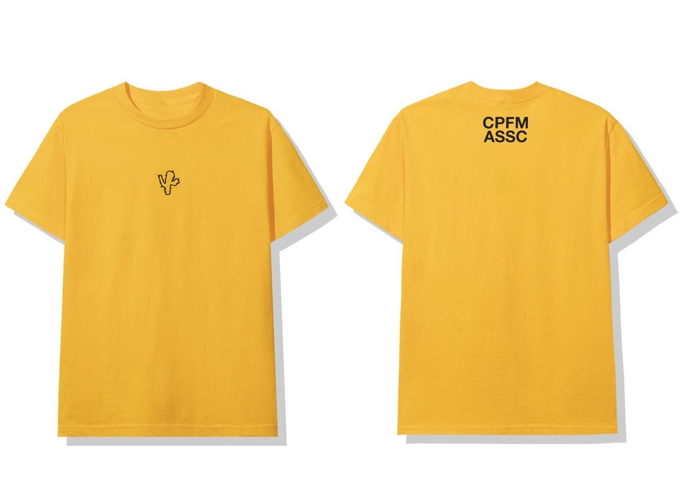 Anti Social Social Club × Cactus Plant Flea Market DS CPFM x ASSC Black Logo Yellow Tee BAPE KITH KAWS Size US L / EU 52-54 / 3 - 2 Thumbnail