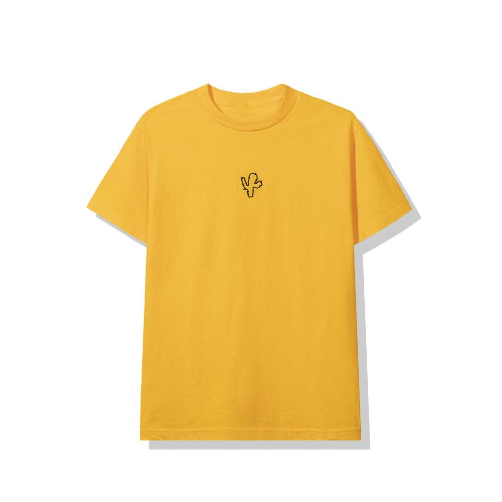 Anti Social Social Club × Cactus Plant Flea Market DS CPFM x ASSC Black Logo Yellow Tee BAPE KITH KAWS Size US L / EU 52-54 / 3 - 4 Thumbnail