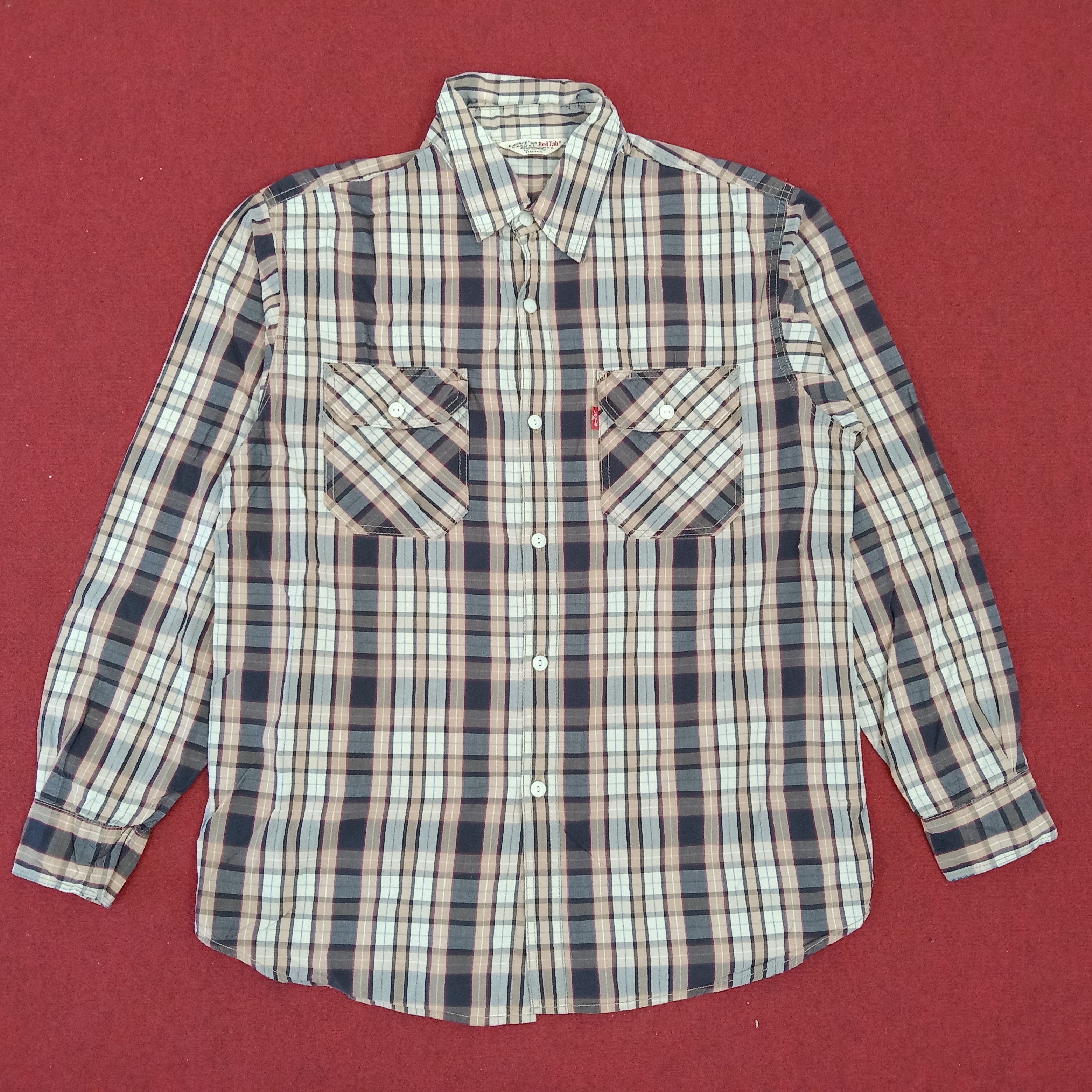 Levis Red Tab American Streetwear Style Double Pocket Shirt