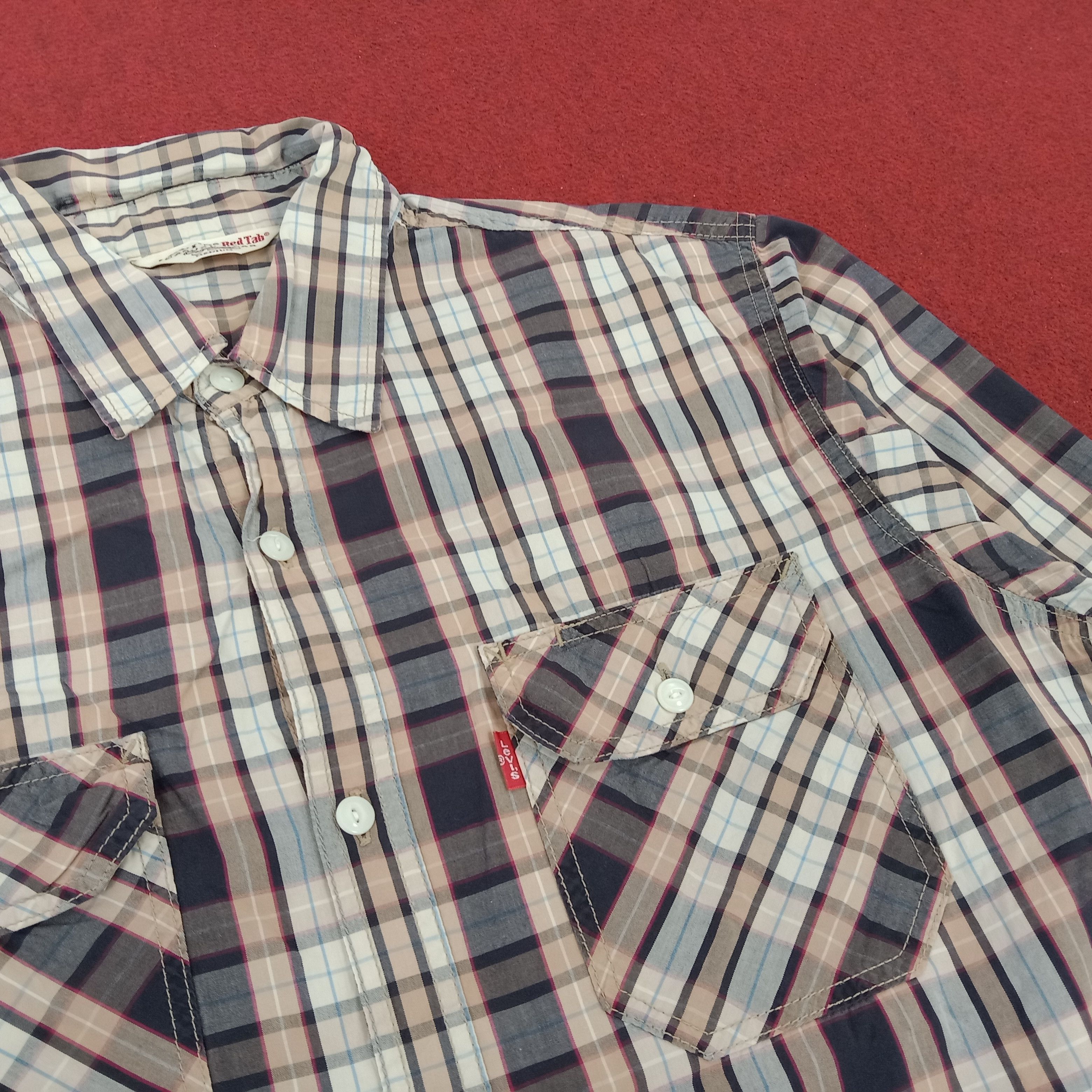 Levis Red Tab American Streetwear Style Double Pocket Shirt