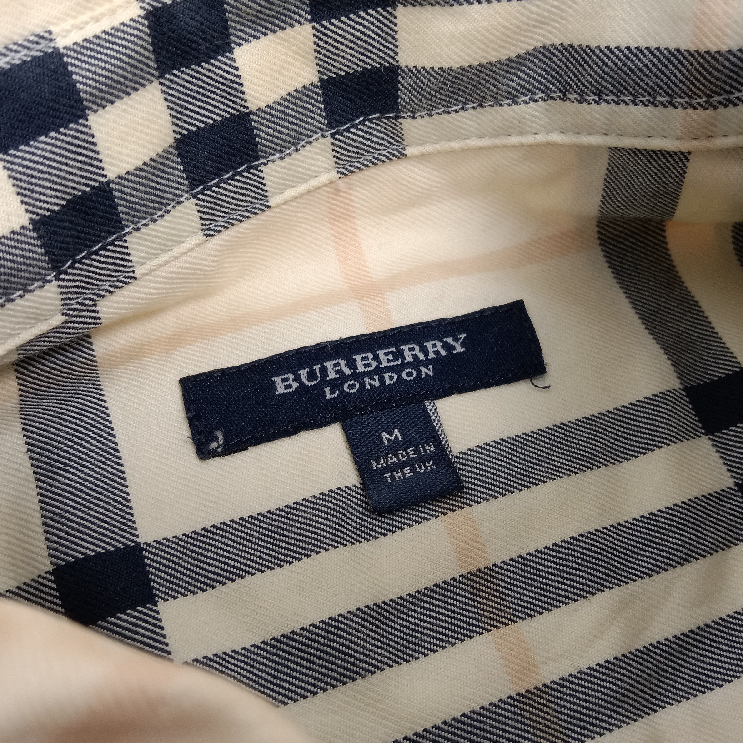 Burberry × Vintage Burberry London Nova Check Design Style Formal Shirt Size S / US 4 / IT 40 - 4 Thumbnail