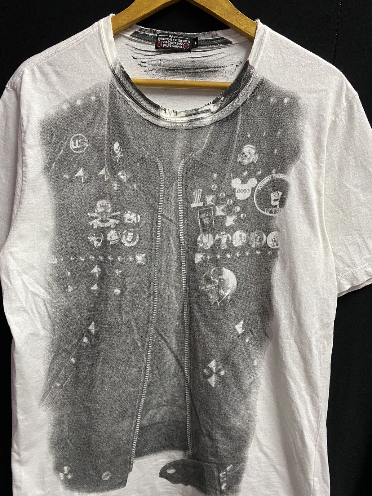 A.F.F.A. × Hiroshi Fujiwara × Undercover "Seditionaries" Biker Vest Print Tee Size US L / EU 52-54 / 3 - 3 Thumbnail