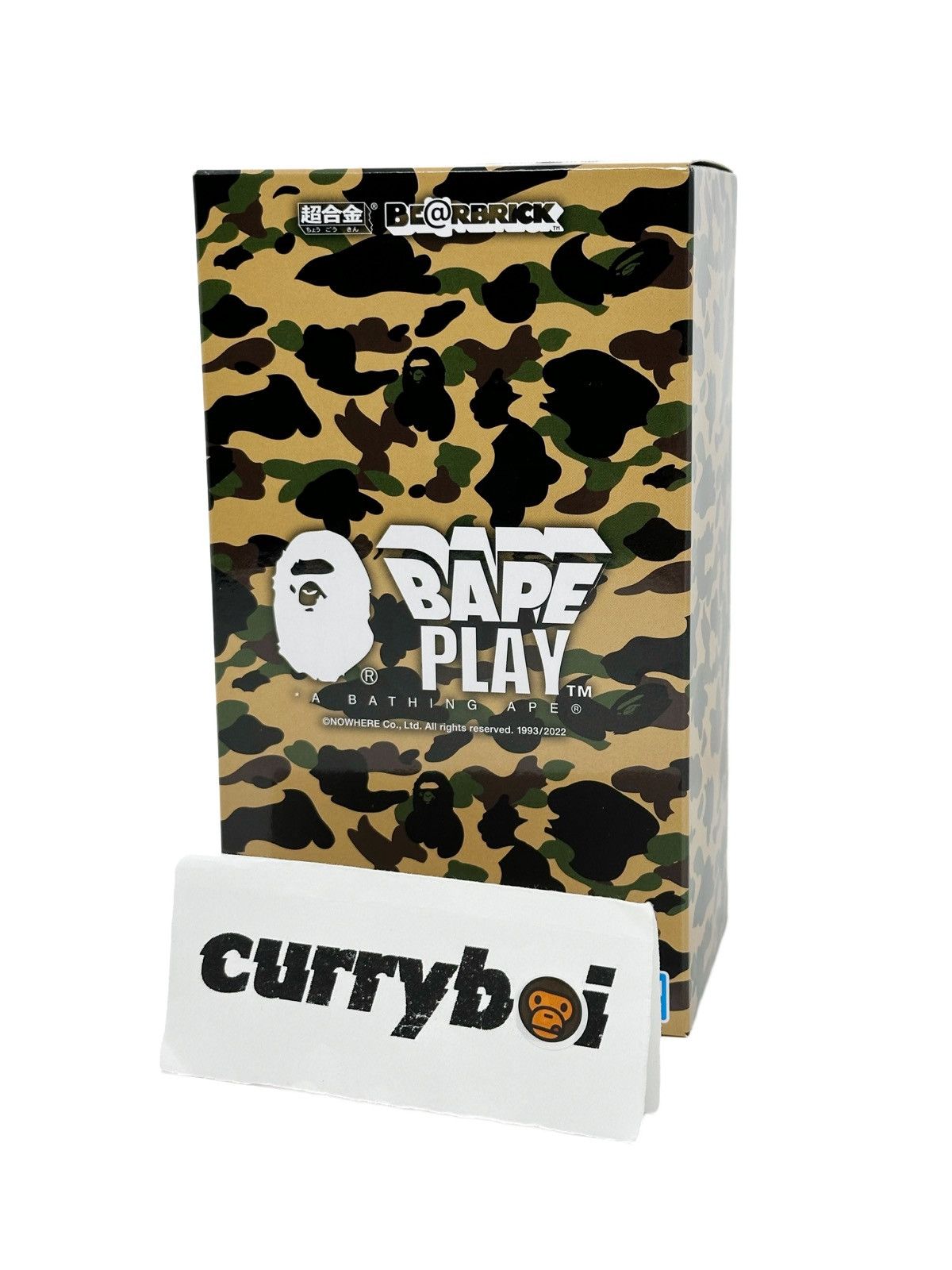 Bearbrick x BAPE 1st Camo Chogokin 200% Yellow