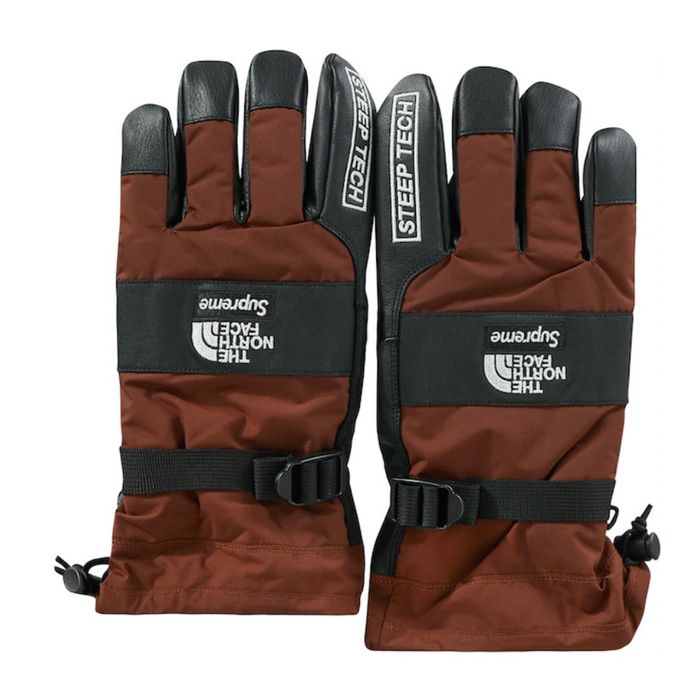 Supreme (Size M) Supreme The North Face Steep Tech Gloves Brown