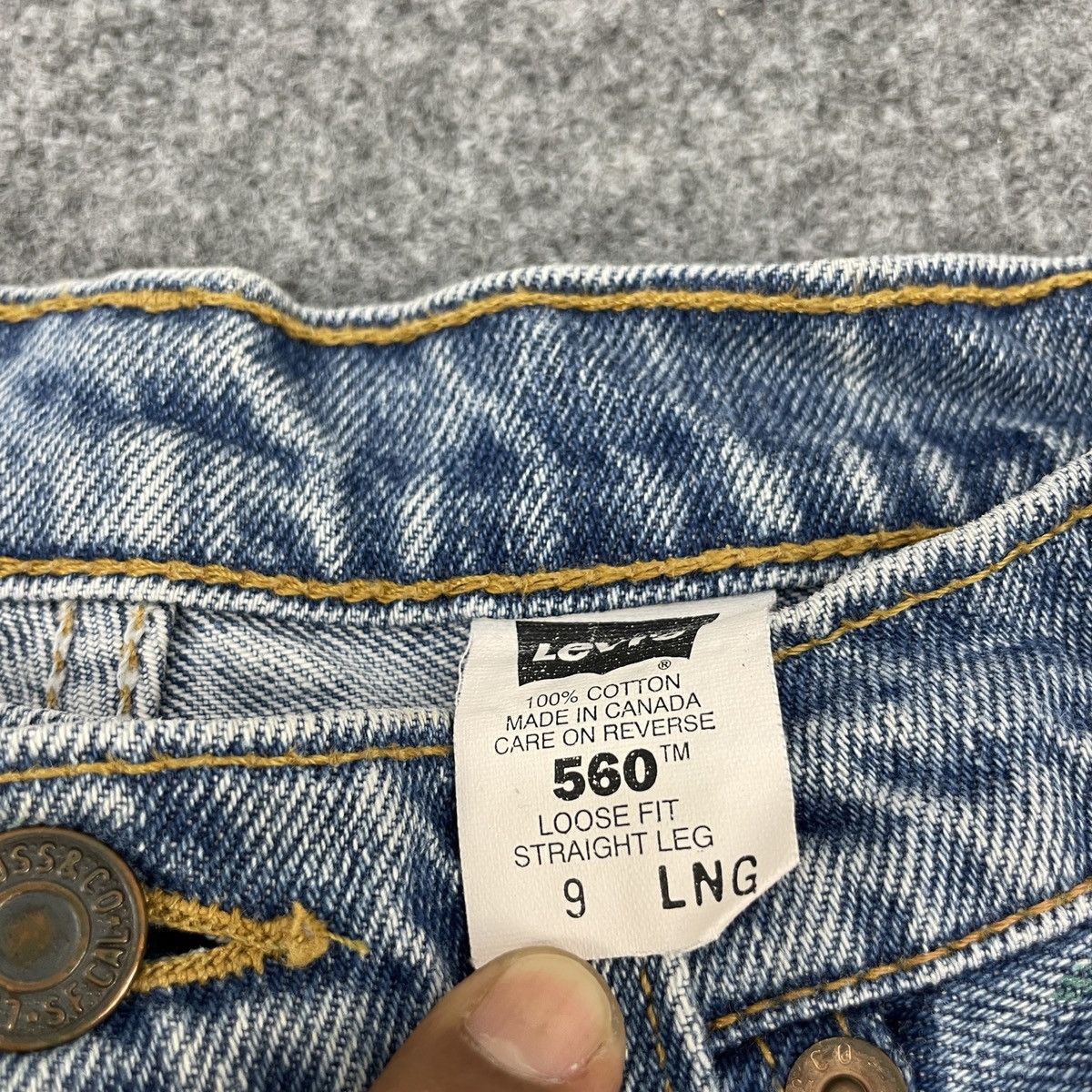 Levi's × Vintage Vintage Levi's 560 Faded Jeans -wc111 Size US 29 - 6 Thumbnail
