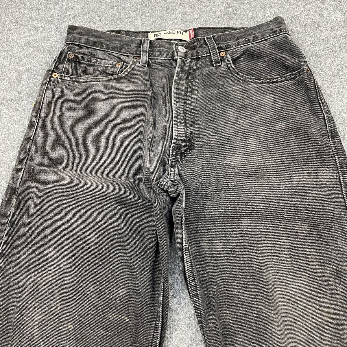Levi's × Vintage Vintage Levi's 550 Faded Black Jeans -wc077 Size US 32 / EU 48 - 4 Thumbnail