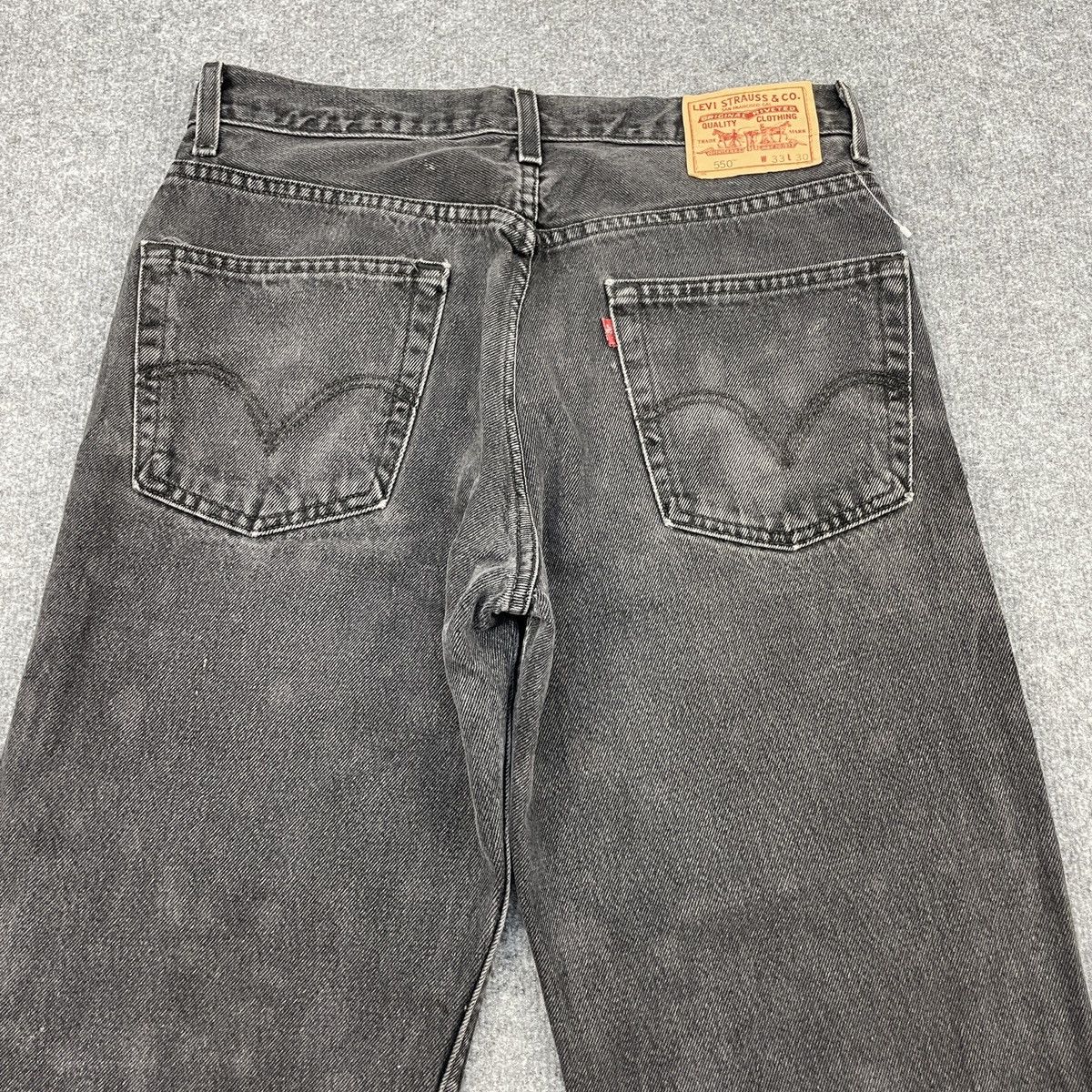 Levi's × Vintage Vintage Levi's 550 Faded Black Jeans -wc077 Size US 32 / EU 48 - 3 Thumbnail