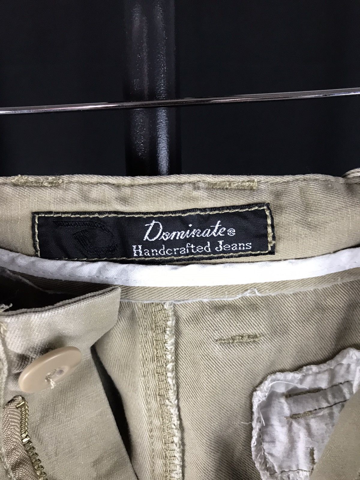 Japanese Brand × Vintage Japanese Brand Dominate Handcrafted jean Drop Crotch Cargo Size US 30 / EU 46 - 8 Thumbnail