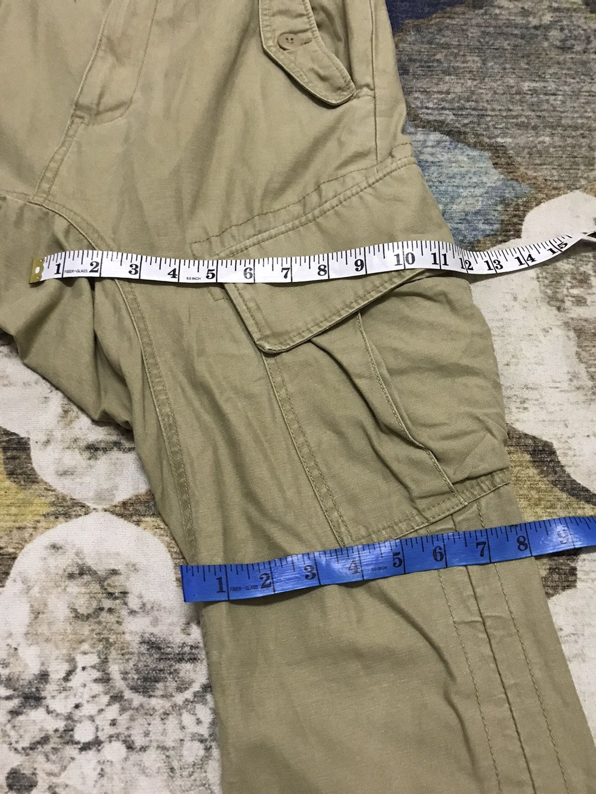 Japanese Brand × Vintage Japanese Brand Dominate Handcrafted jean Drop Crotch Cargo Size US 30 / EU 46 - 13 Thumbnail