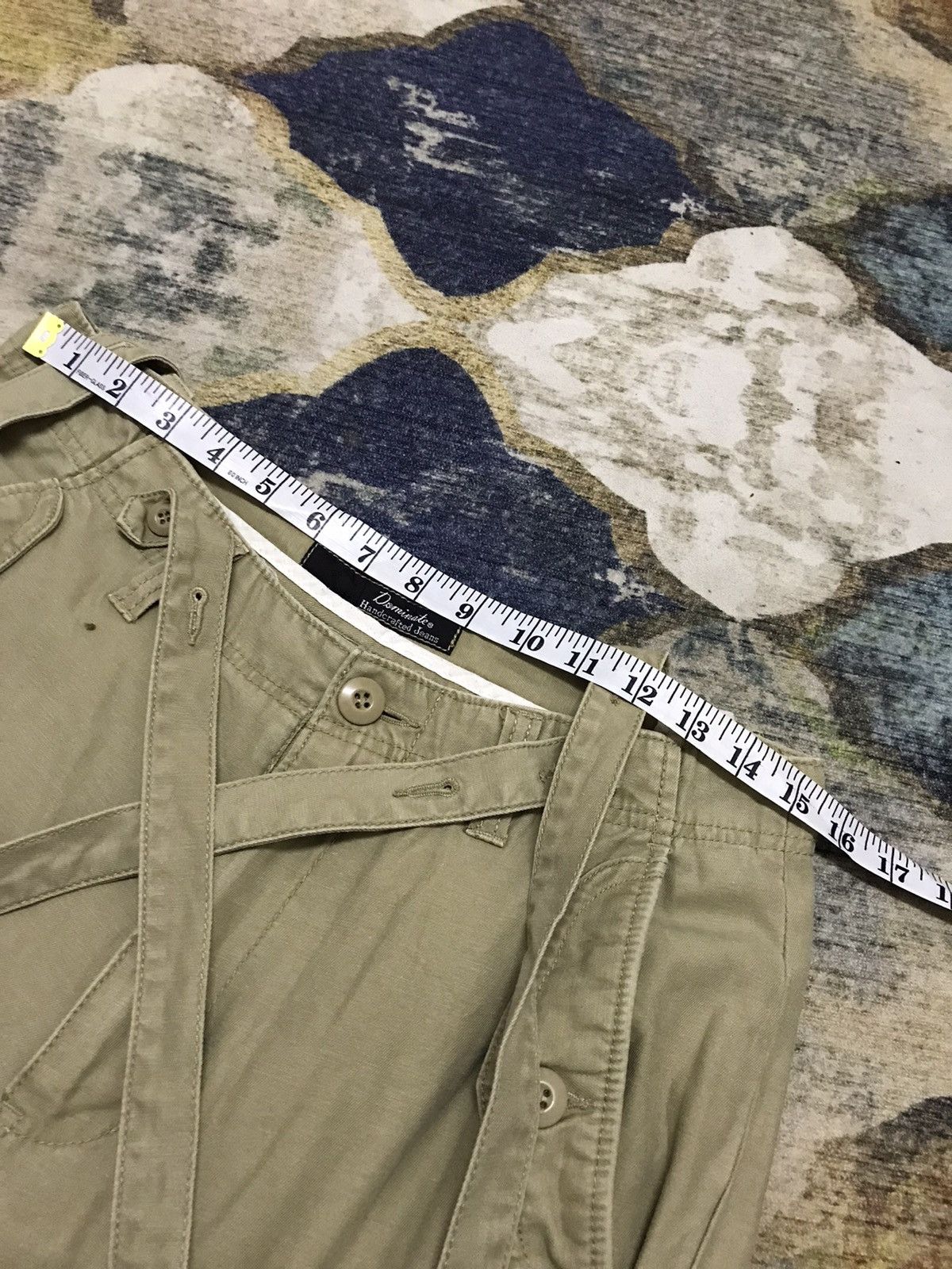 Japanese Brand × Vintage Japanese Brand Dominate Handcrafted jean Drop Crotch Cargo Size US 30 / EU 46 - 10 Thumbnail