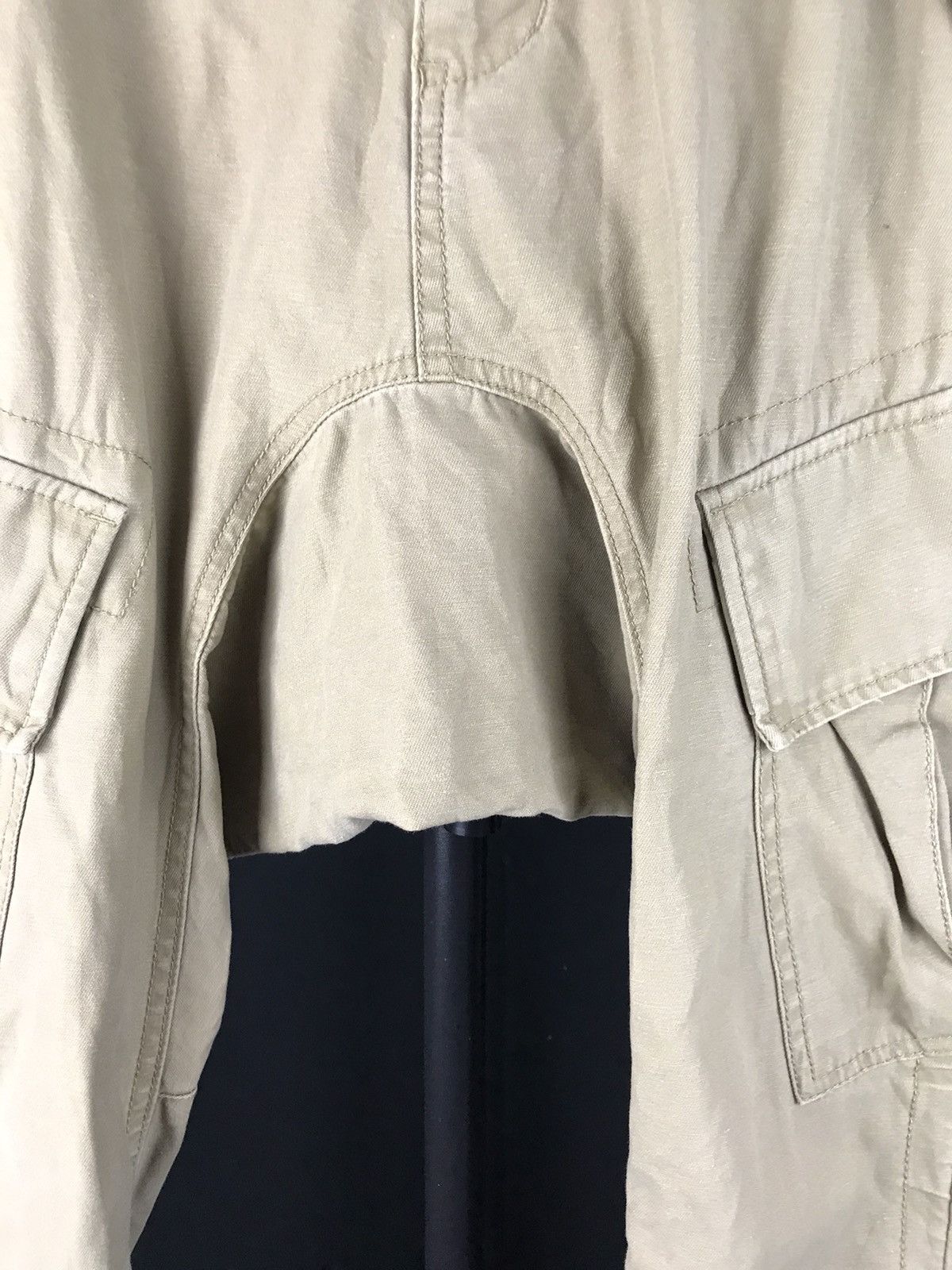 Japanese Brand × Vintage Japanese Brand Dominate Handcrafted jean Drop Crotch Cargo Size US 30 / EU 46 - 4 Thumbnail
