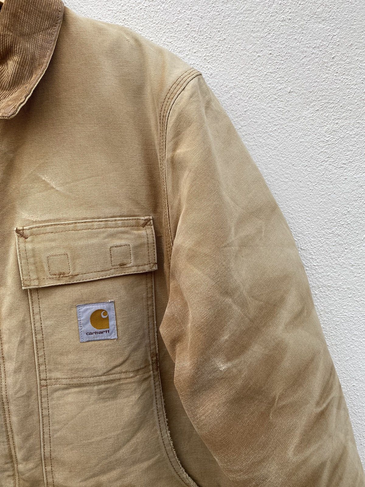 Carhartt Vintage Carhartt canvas detroit worker distressed jacket Size US M / EU 48-50 / 2 - 5 Thumbnail