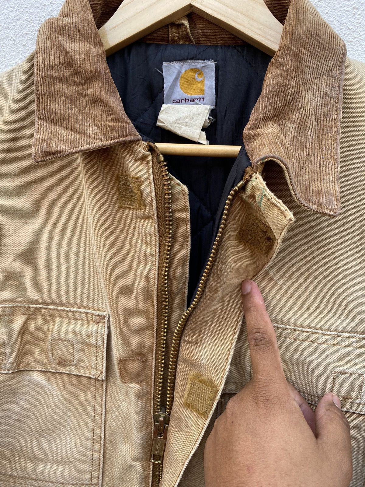 Carhartt Vintage Carhartt canvas detroit worker distressed jacket Size US M / EU 48-50 / 2 - 9 Thumbnail