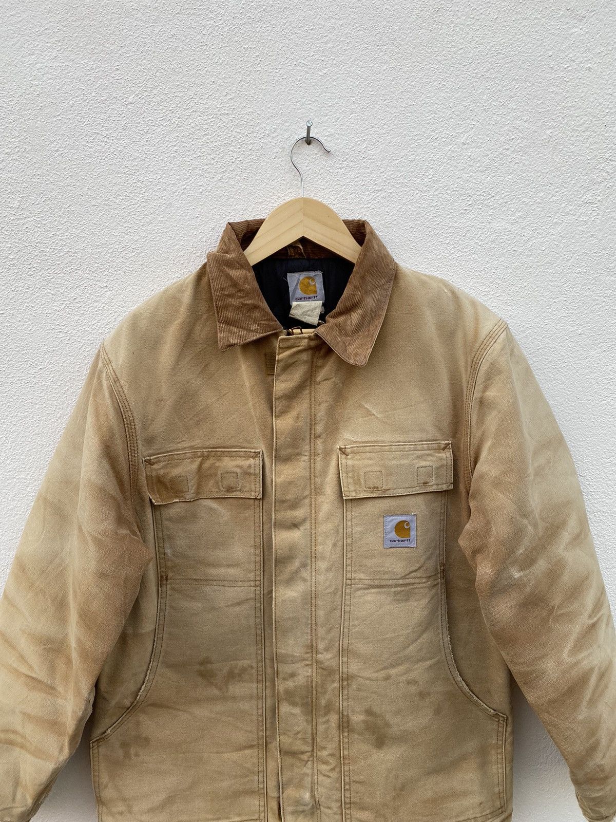 Carhartt Vintage Carhartt canvas detroit worker distressed jacket Size US M / EU 48-50 / 2 - 2 Thumbnail