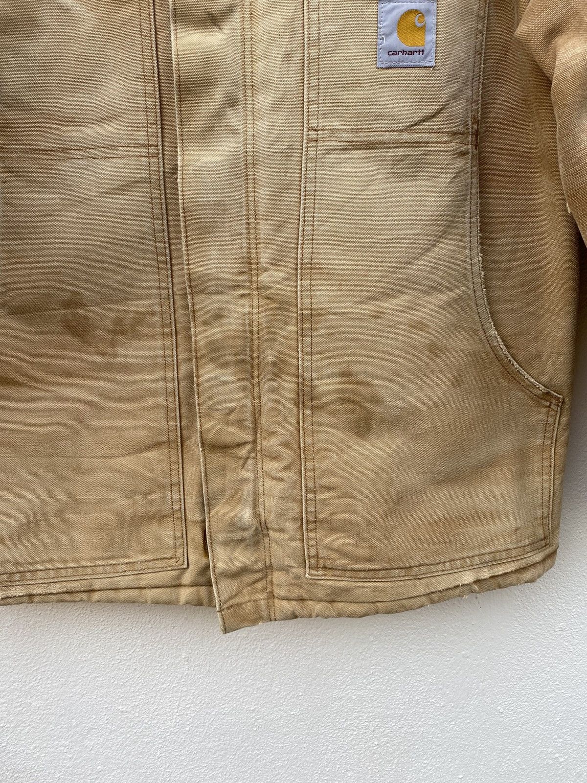 Carhartt Vintage Carhartt canvas detroit worker distressed jacket Size US M / EU 48-50 / 2 - 3 Thumbnail