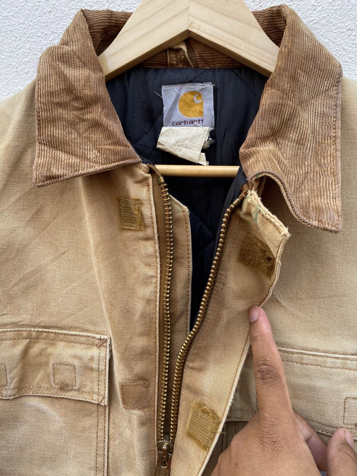 Carhartt Vintage Carhartt canvas detroit worker distressed jacket Size US M / EU 48-50 / 2 - 10 Thumbnail