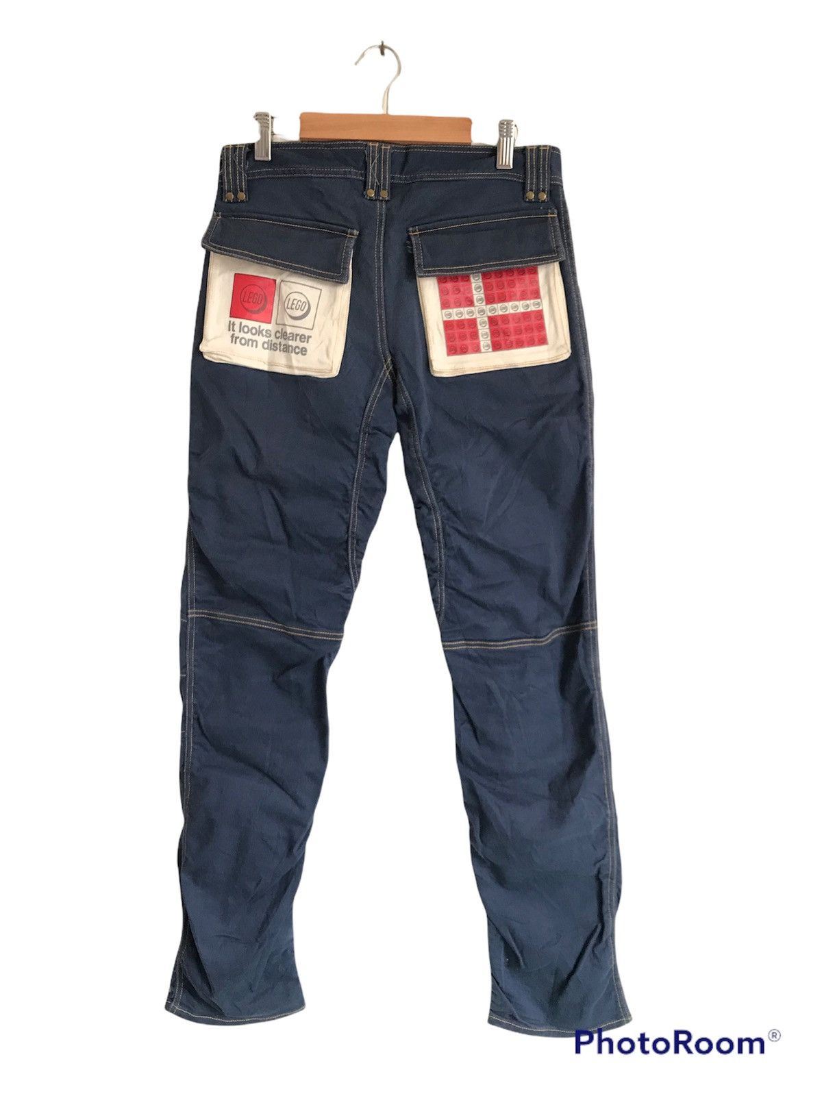 Japanese Brand Lego Jean Biker Style Denim Size US 29 - 3 Thumbnail