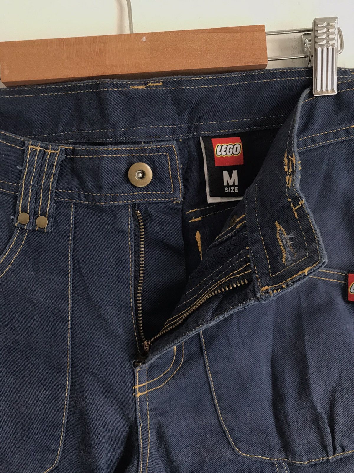 Japanese Brand Lego Jean Biker Style Denim Size US 29 - 7 Thumbnail
