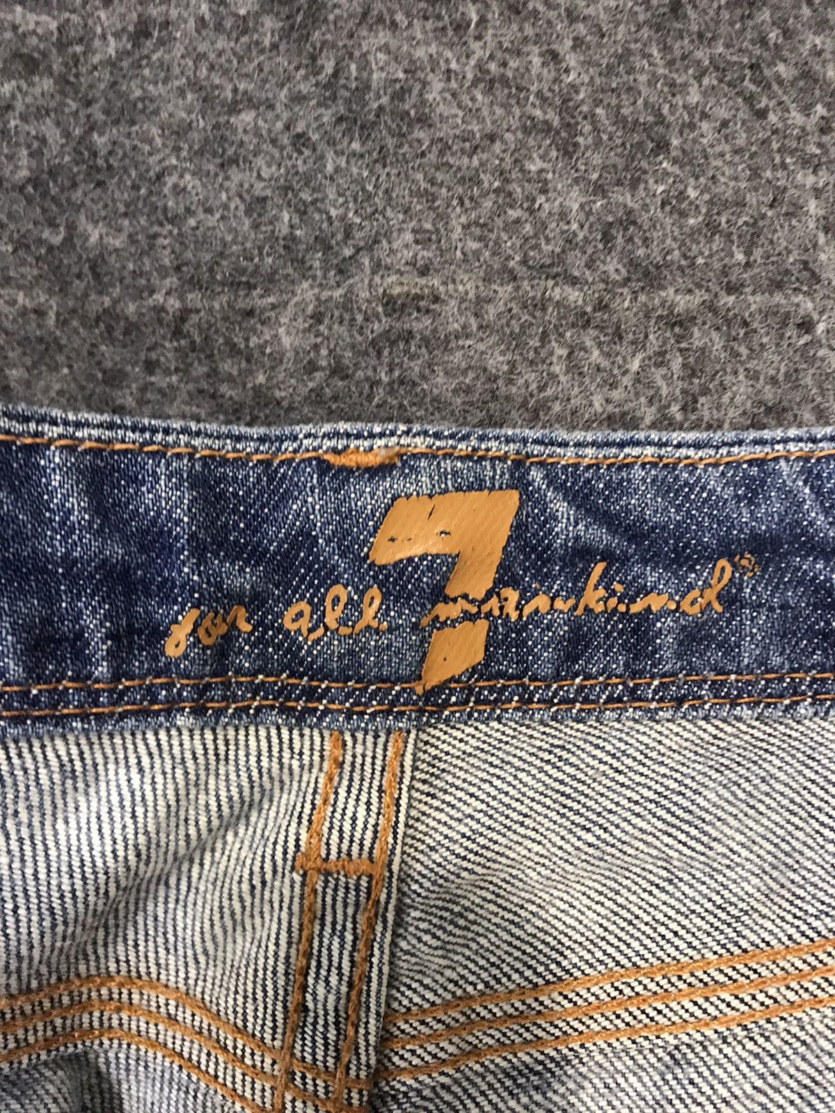 7 For All Mankind 7 For All Mankind Flynt Straight Cut Indigo Denim Size US 32 / EU 48 - 11 Thumbnail