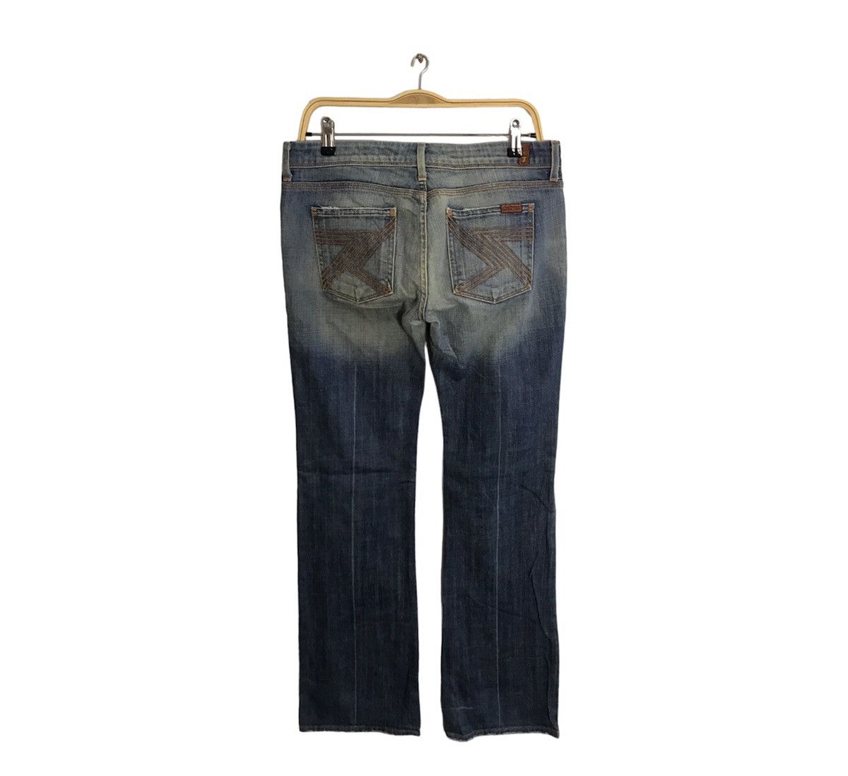 7 For All Mankind 7 For All Mankind Flynt Straight Cut Indigo Denim Size US 32 / EU 48 - 1 Thumbnail