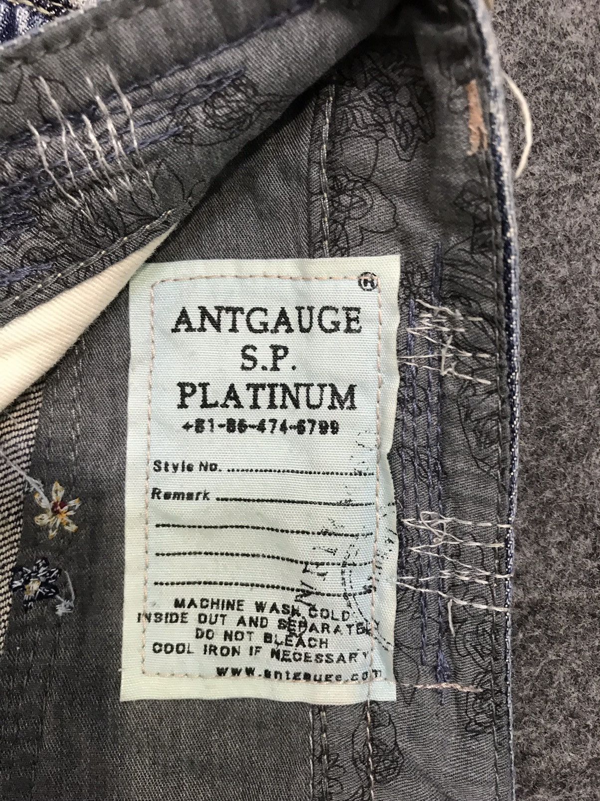 Japanese Brand AntGauge SP Platinum Multipockets Carpenter Denim Jeans Pant Size US 30 / EU 46 - 9 Thumbnail
