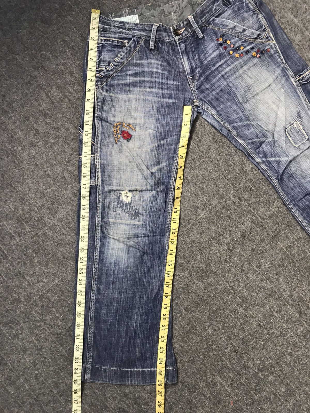 Japanese Brand AntGauge SP Platinum Multipockets Carpenter Denim Jeans Pant Size US 30 / EU 46 - 13 Thumbnail