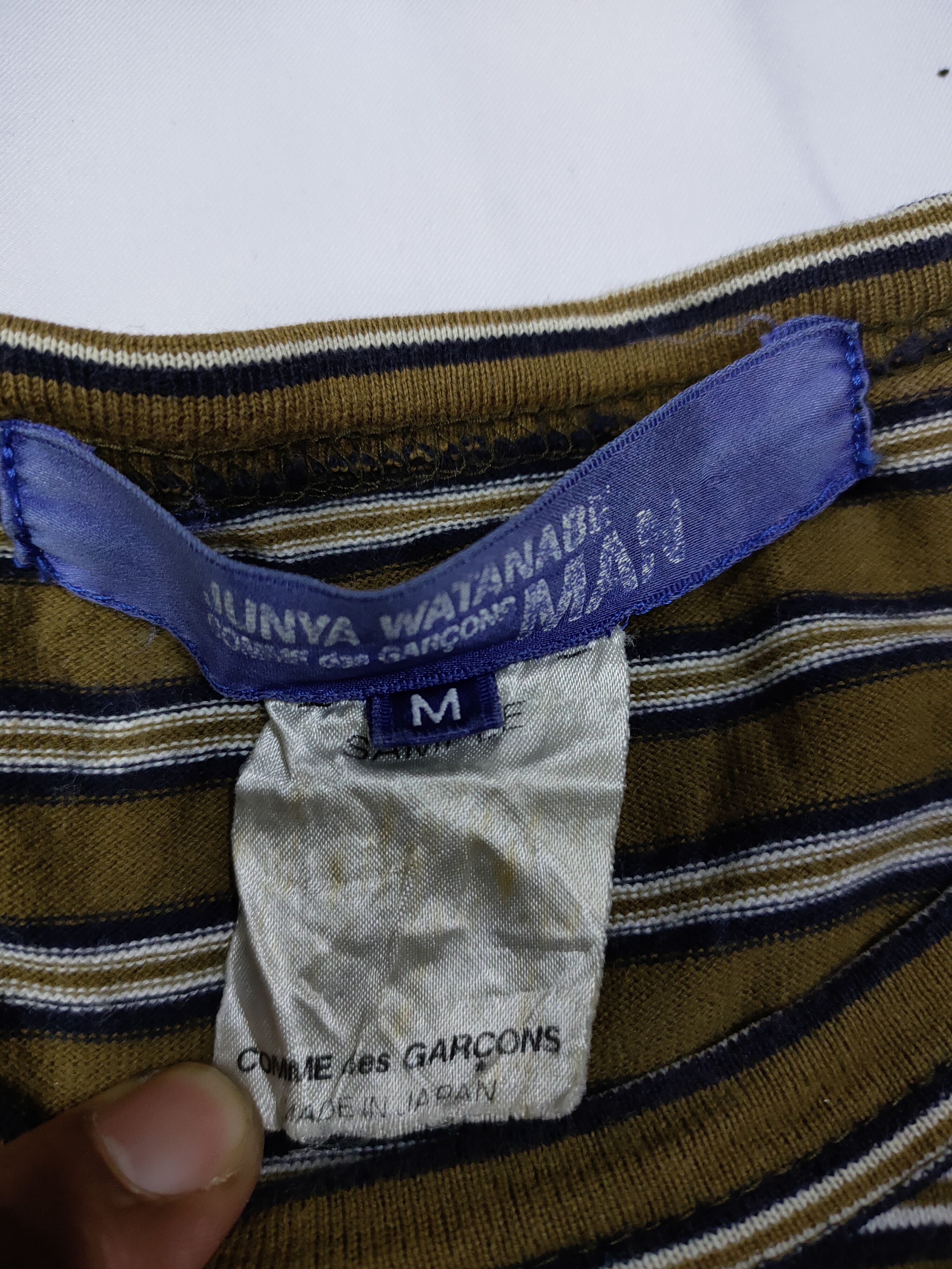 Comme des Garcons JW MAN CDG SAMPLE PADDED L/S STRIPES SHIRTS Size US M / EU 48-50 / 2 - 4 Thumbnail