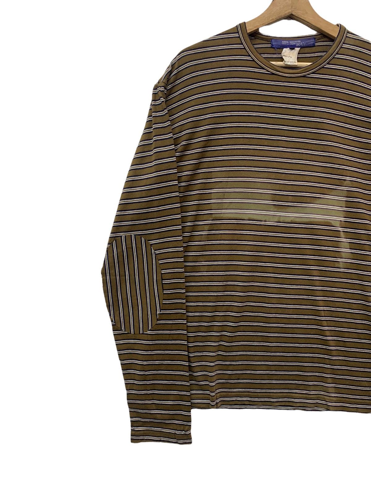 Comme des Garcons JW MAN CDG SAMPLE PADDED L/S STRIPES SHIRTS Size US M / EU 48-50 / 2 - 2 Thumbnail