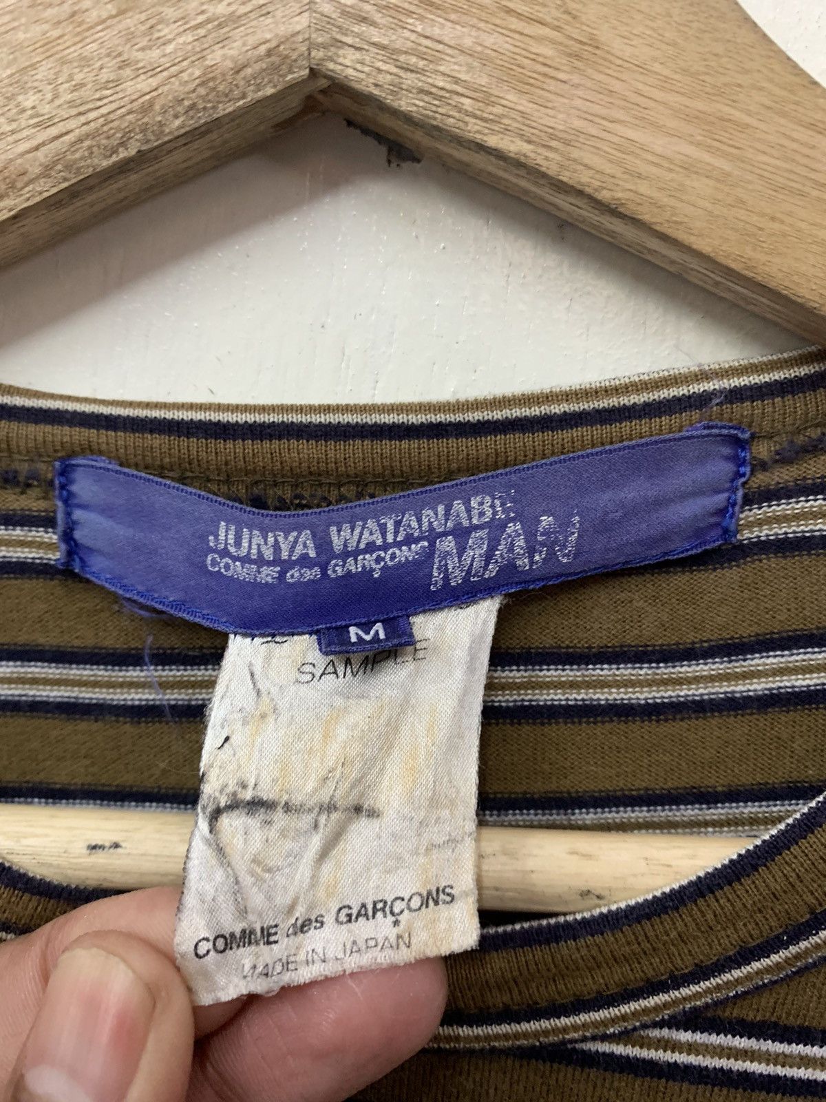 Comme des Garcons JW MAN CDG SAMPLE PADDED L/S STRIPES SHIRTS Size US M / EU 48-50 / 2 - 9 Thumbnail