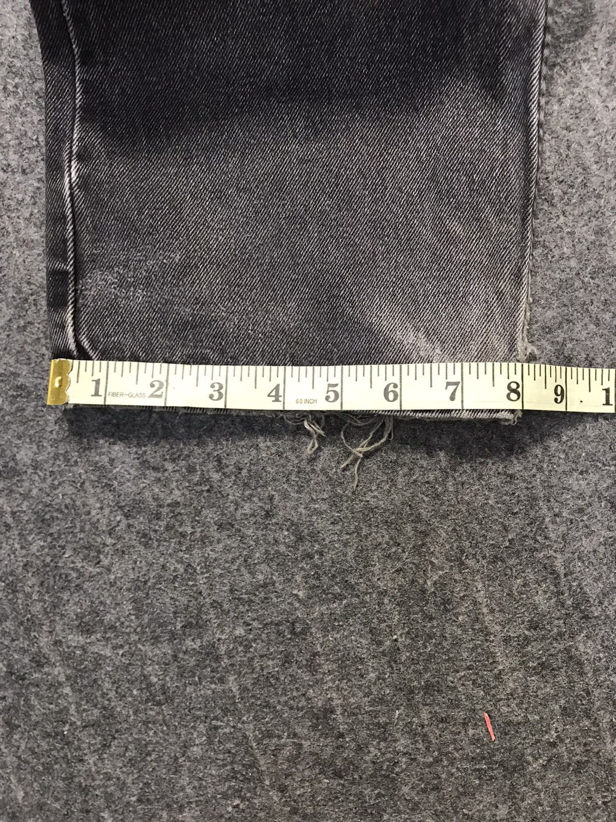 Levi's Vintage Clothing Levi’s Lot 505 Made In Usa Straight Cut Black Denim Pant Size US 32 / EU 48 - 13 Thumbnail