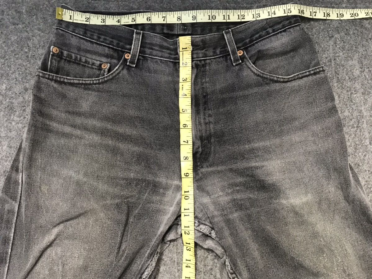 Levi's Vintage Clothing Levi’s Lot 505 Made In Usa Straight Cut Black Denim Pant Size US 32 / EU 48 - 10 Thumbnail