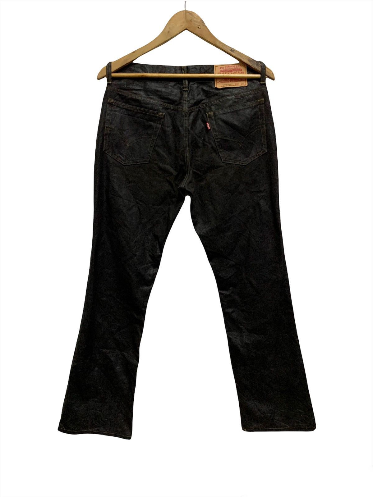 Levi's × Levi's Made & Crafted Hot Item🔥Levi’s 517 Flare Waxed Dark Brown Denim Size US 30 / EU 46 - 6 Thumbnail