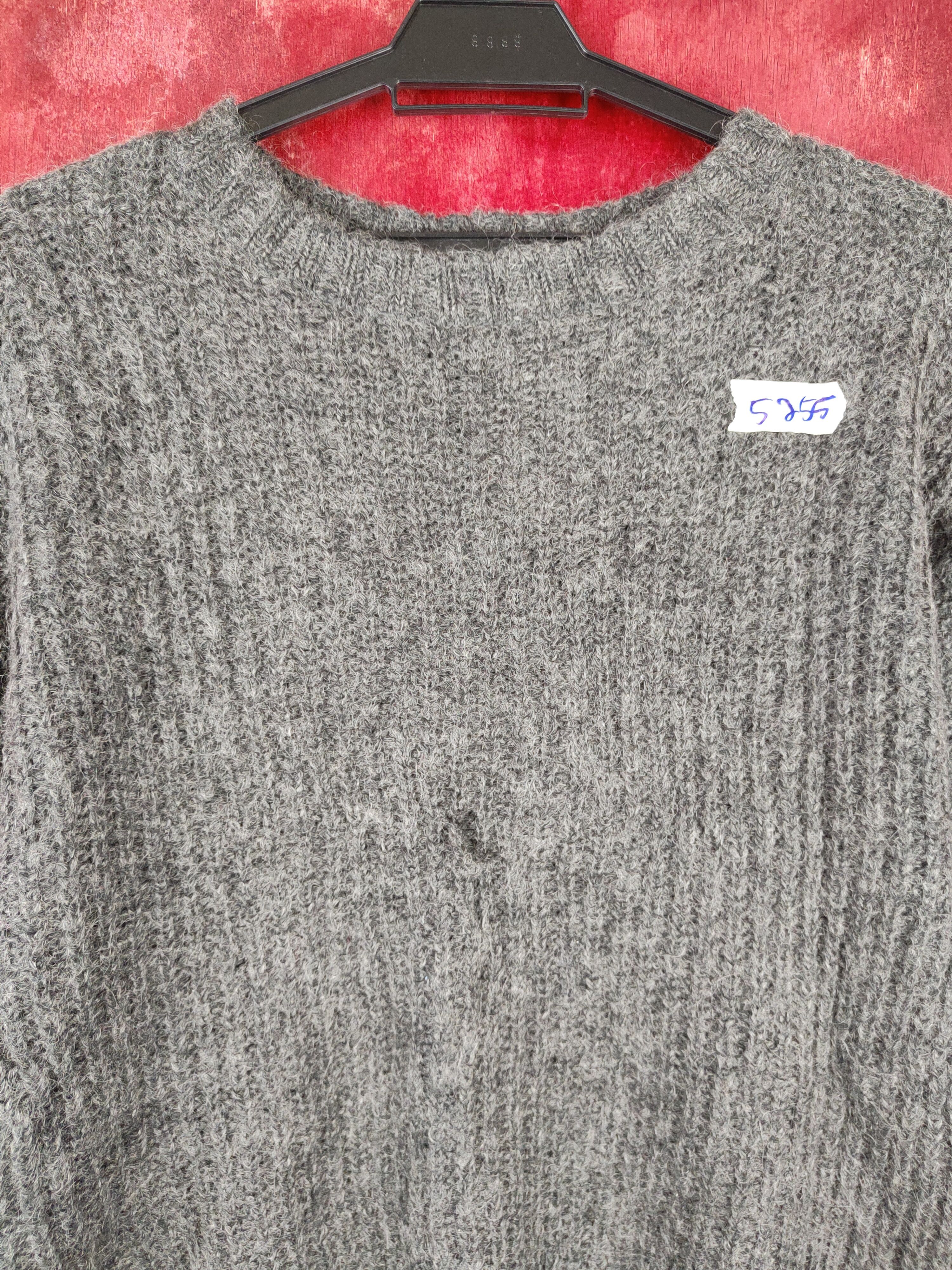 Homespun Knitwear × Japanese Brand × Uniqlo Uniqlo Gray plain Knitwear mohair japan #5255 Size US M / EU 48-50 / 2 - 2 Thumbnail