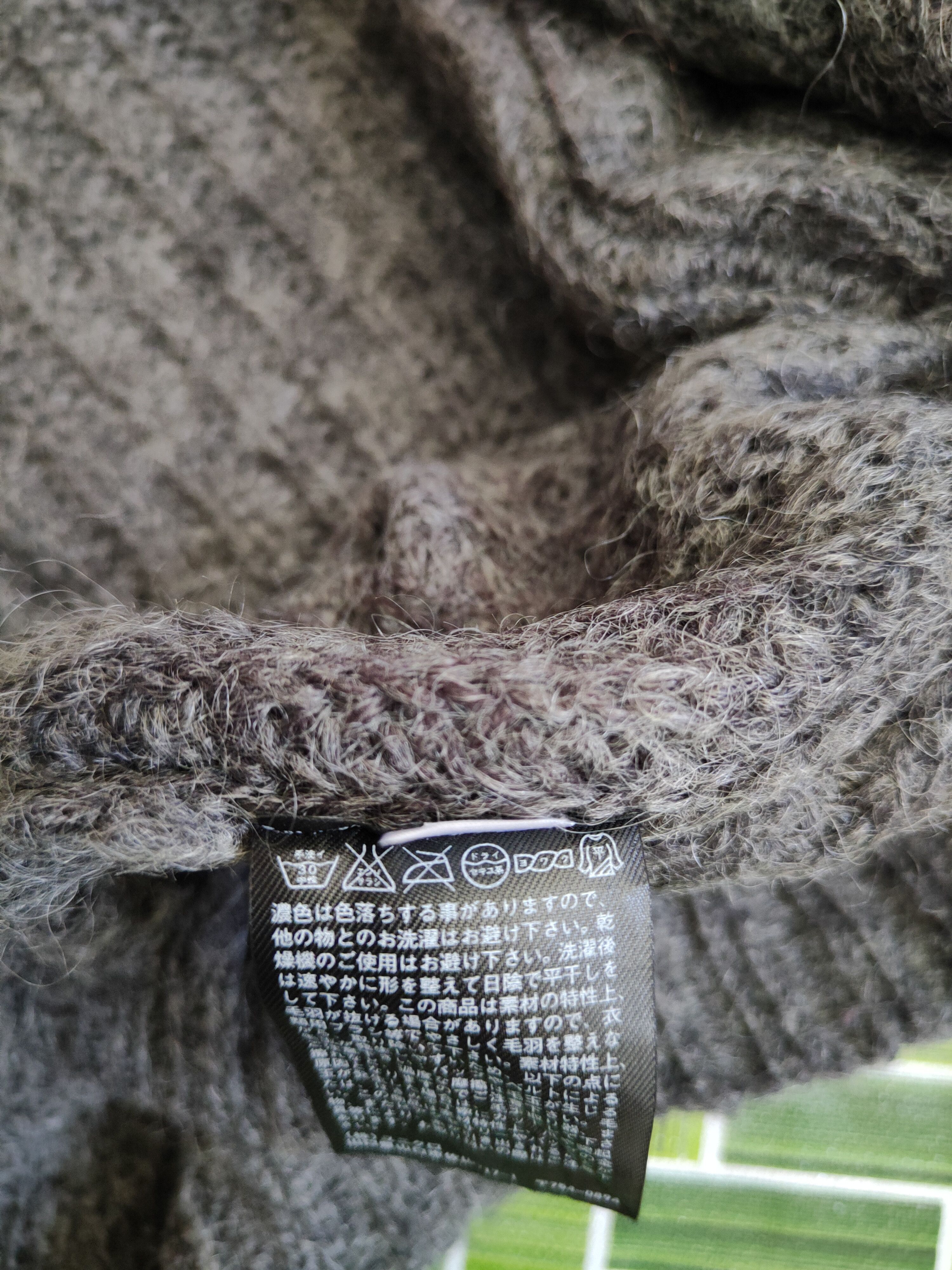 Homespun Knitwear × Japanese Brand × Uniqlo Uniqlo Gray plain Knitwear mohair japan #5255 Size US M / EU 48-50 / 2 - 9 Thumbnail