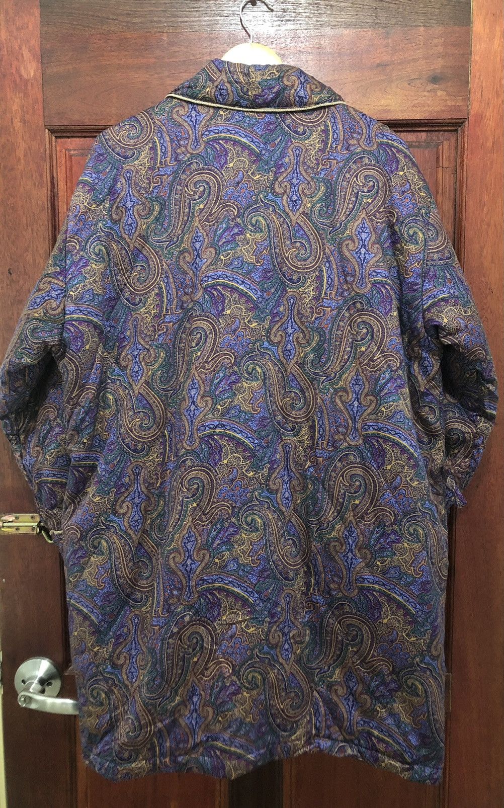 Yves Saint Laurent Yves Saint Laurent Paisley Quilted Buttonless Cardigan Size US M / EU 48-50 / 2 - 2 Thumbnail