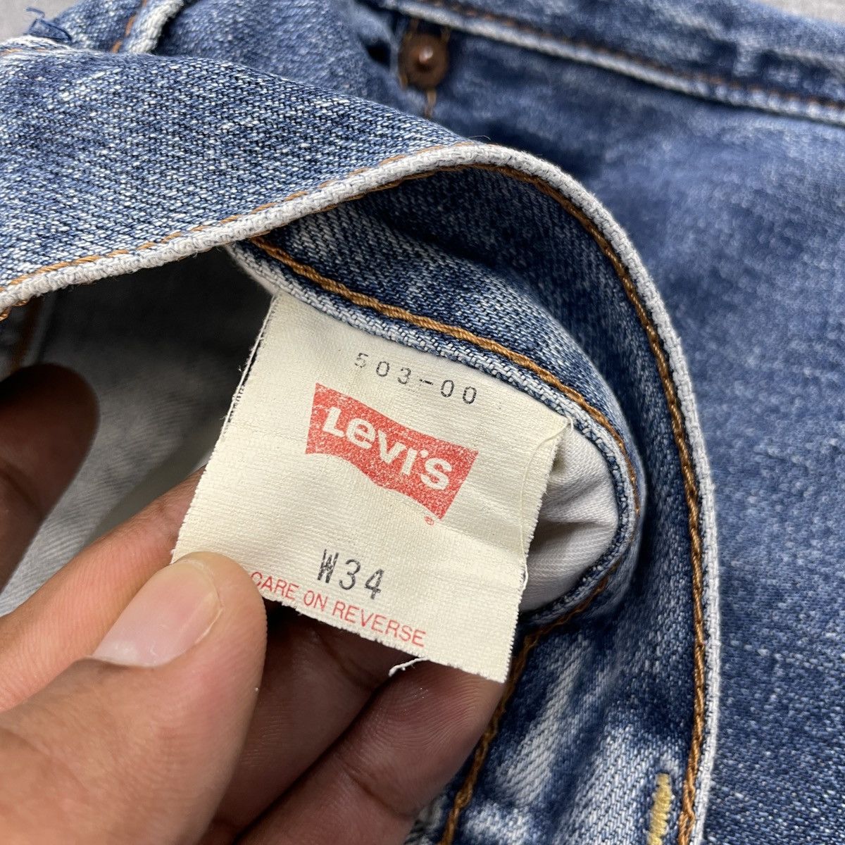Levi's Vintage Levi's 503 Faded Jeans -wc082 Size US 34 / EU 50 - 4 Thumbnail