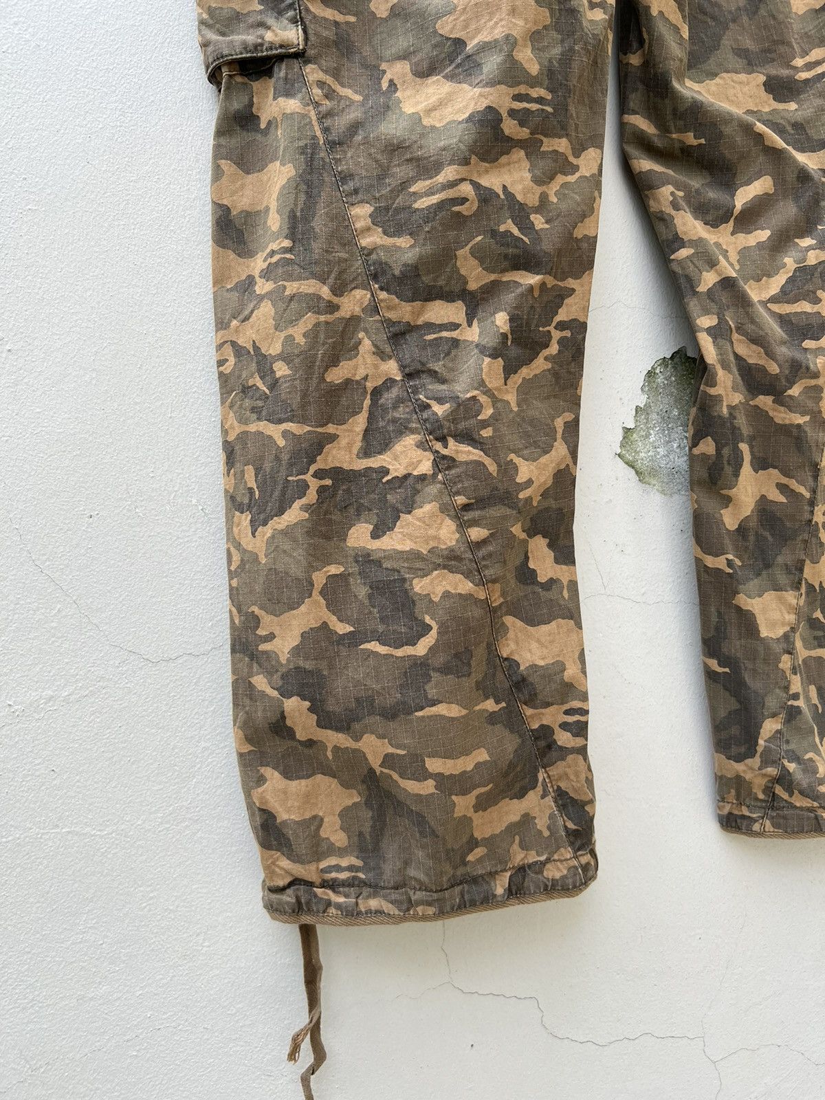 PPFM Vintage PPFM Japan Ripstop Camo Military Cargo Trouser Pant Size US 31 - 17 Thumbnail