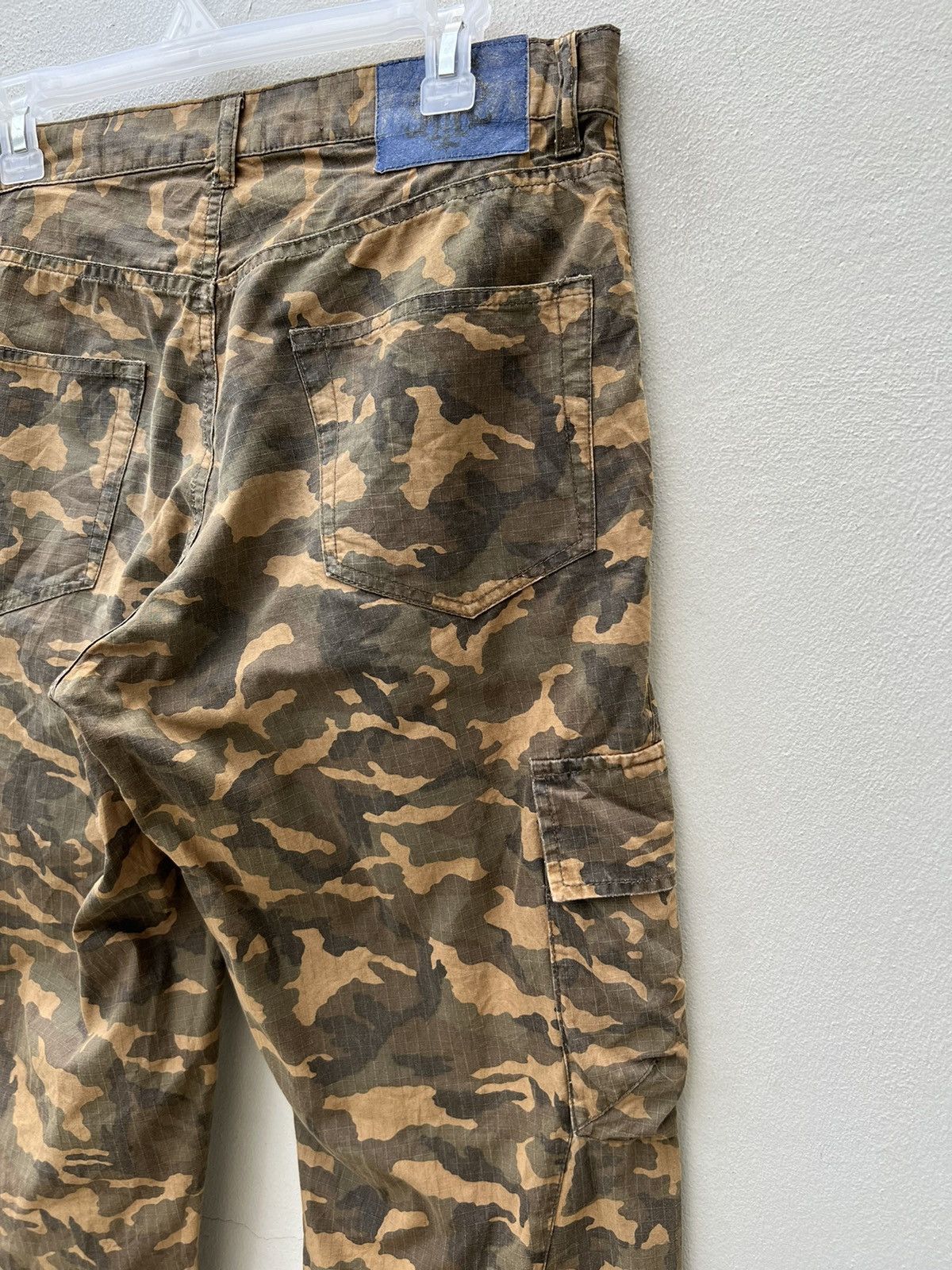 PPFM Vintage PPFM Japan Ripstop Camo Military Cargo Trouser Pant Size US 31 - 18 Thumbnail