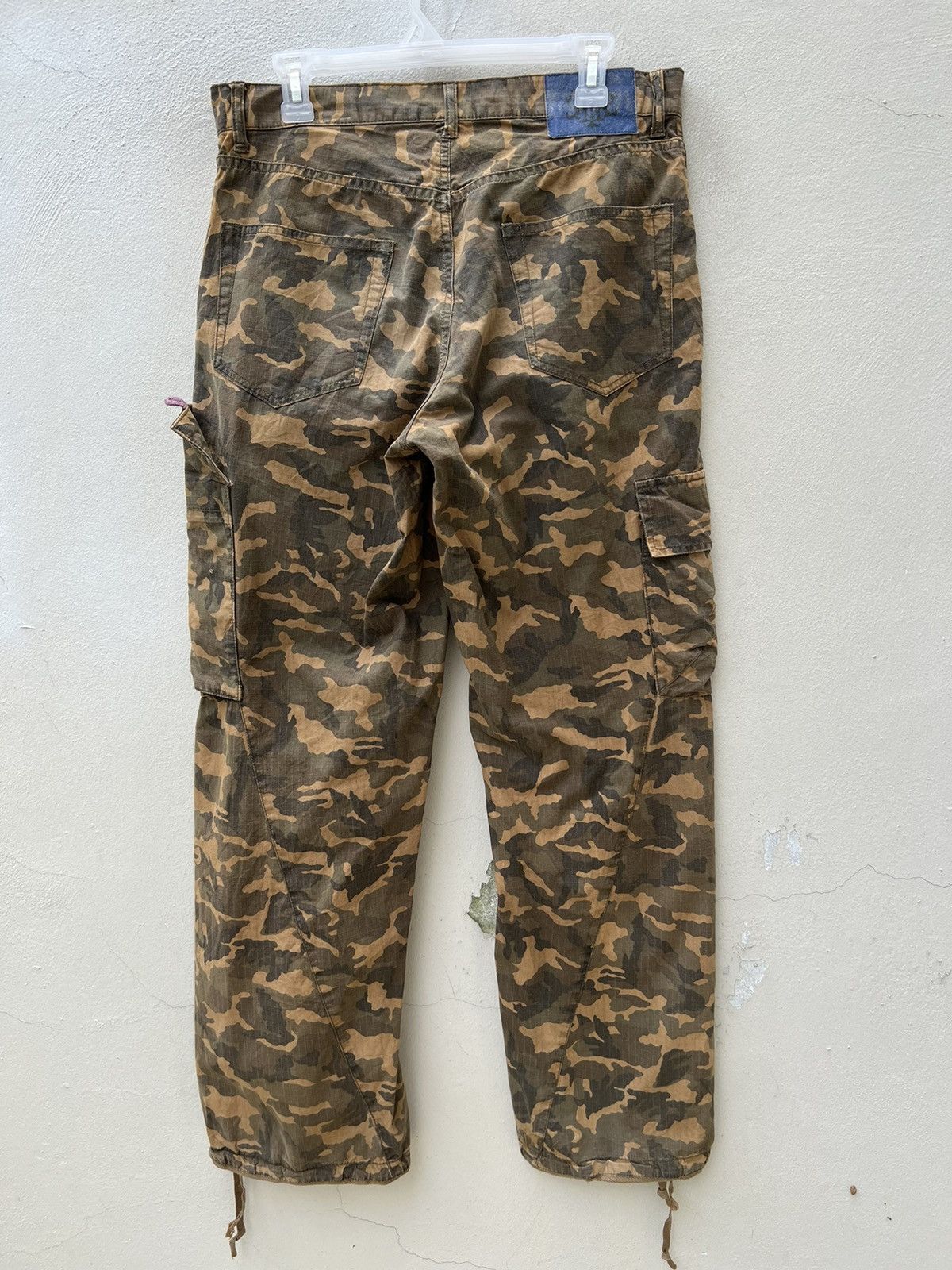PPFM Vintage PPFM Japan Ripstop Camo Military Cargo Trouser Pant Size US 31 - 16 Thumbnail