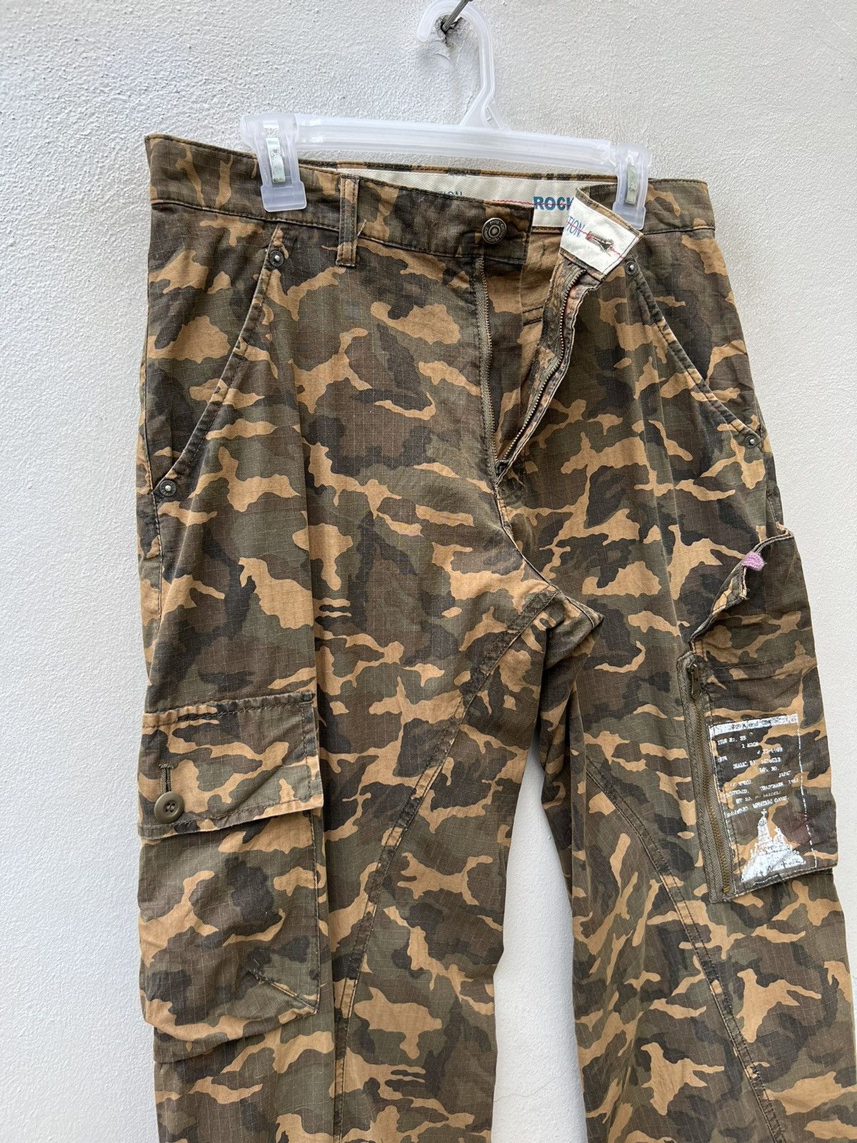 PPFM Vintage PPFM Japan Ripstop Camo Military Cargo Trouser Pant Size US 31 - 9 Thumbnail