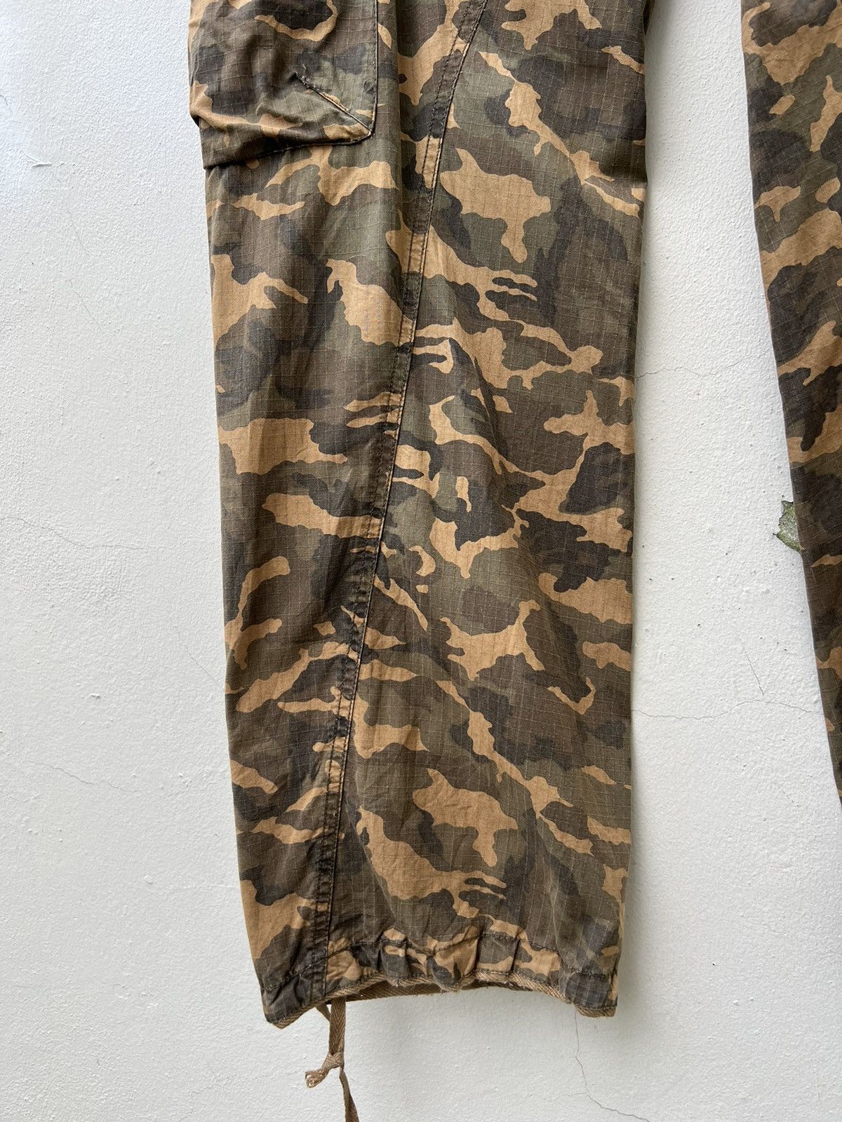 PPFM Vintage PPFM Japan Ripstop Camo Military Cargo Trouser Pant Size US 31 - 10 Thumbnail