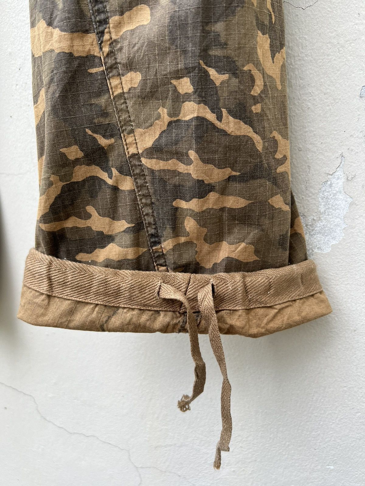 PPFM Vintage PPFM Japan Ripstop Camo Military Cargo Trouser Pant Size US 31 - 15 Thumbnail