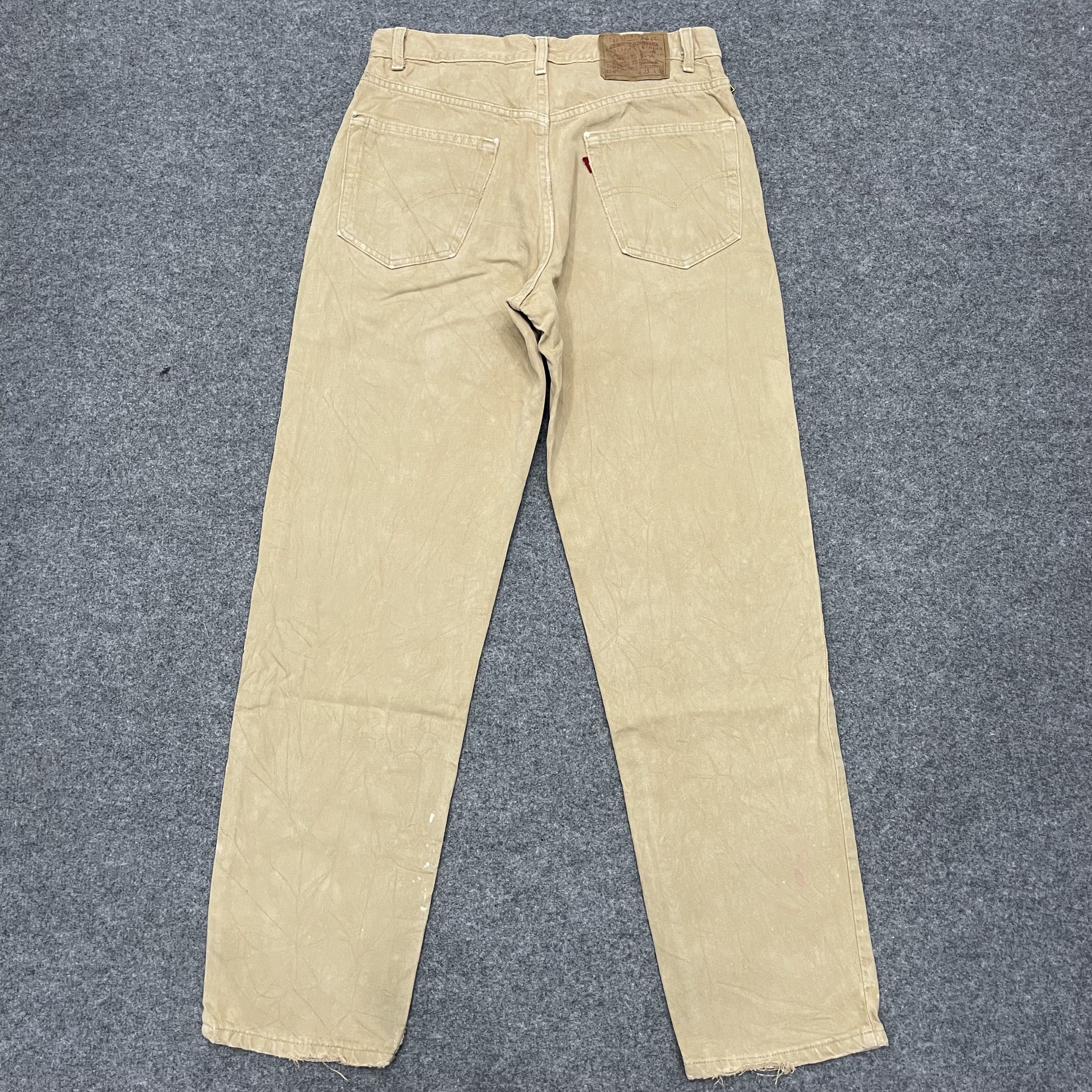 Levi's × Vintage Vintage Levi's 550 Cream Single R Size 32 -wc064 Size US 32 / EU 48 - 2 Thumbnail