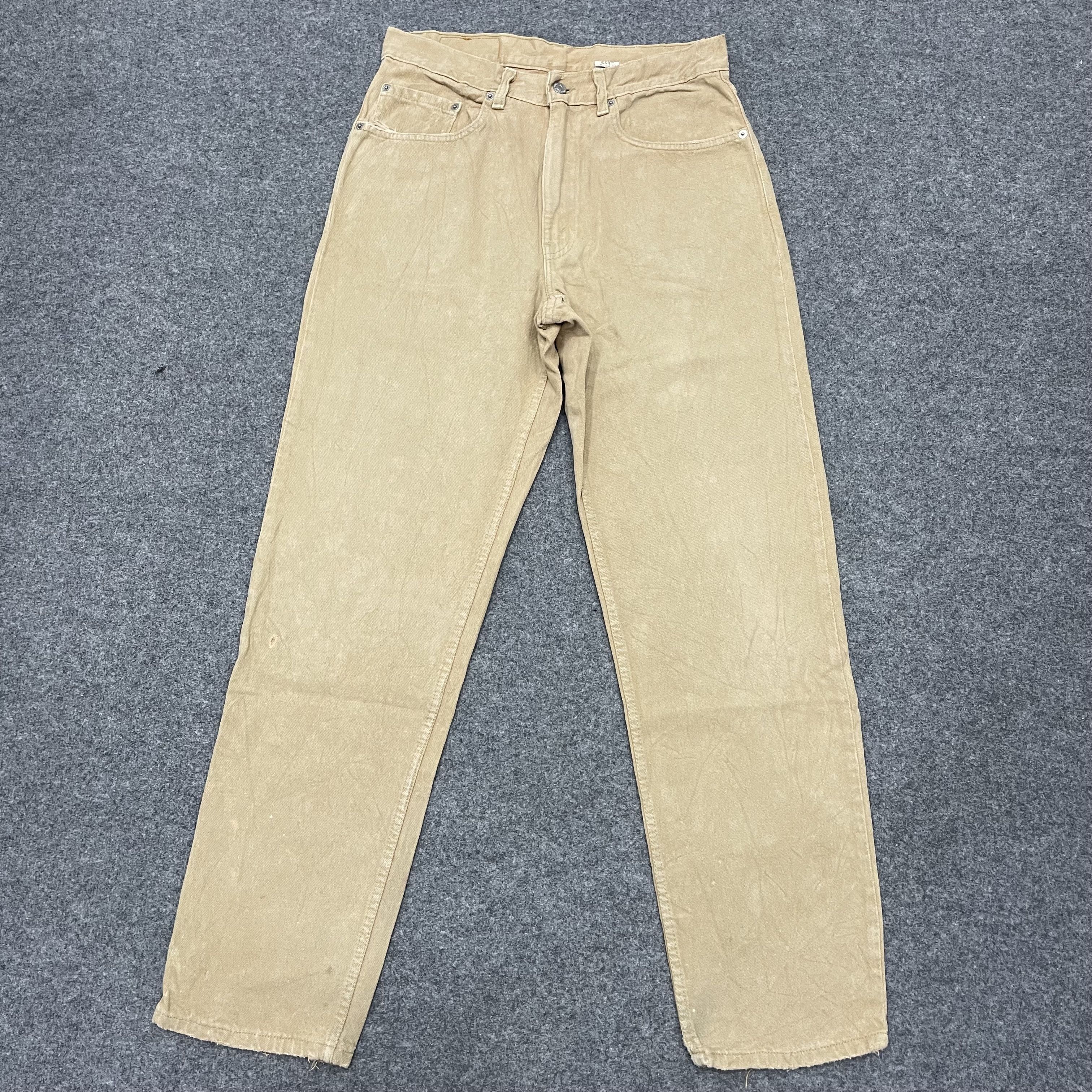 Levi's × Vintage Vintage Levi's 550 Cream Single R Size 32 -wc064 Size US 32 / EU 48 - 1 Thumbnail