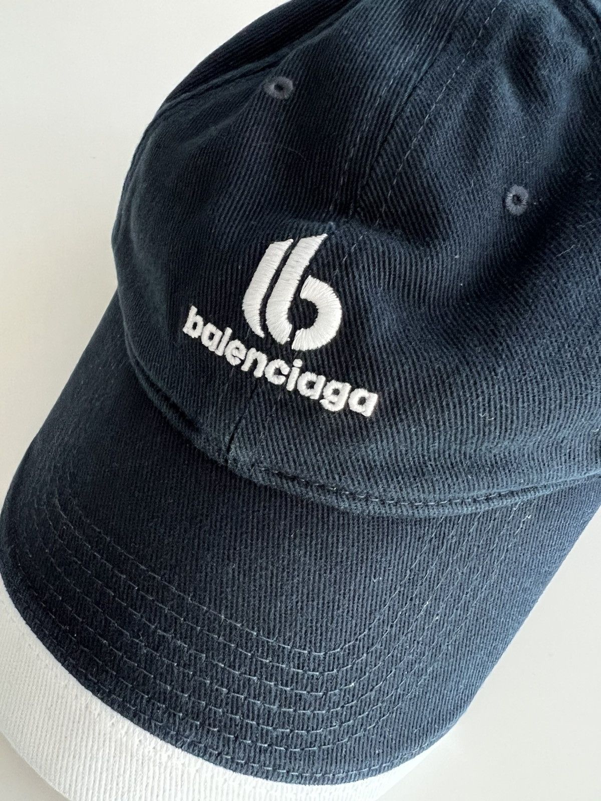 Balenciaga Balenciaga Double B Logo Baseball Cap Hat Size ONE SIZE - 2 Thumbnail