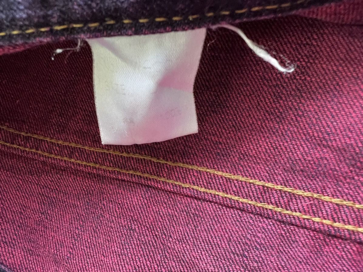 Vintage WHATZIS Japan Coloured Denim 8 Pocket Stretch Jeans Size US 34 / EU 50 - 19 Thumbnail