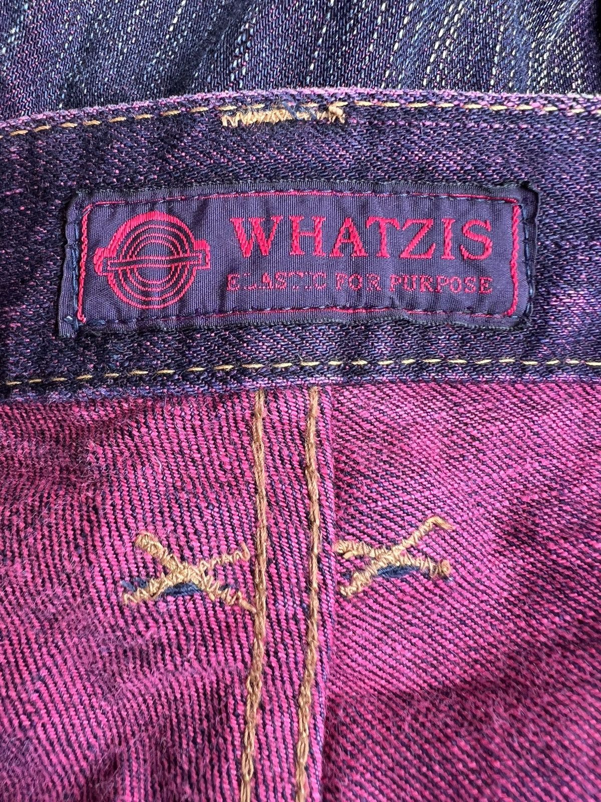 Vintage WHATZIS Japan Coloured Denim 8 Pocket Stretch Jeans Size US 34 / EU 50 - 18 Thumbnail